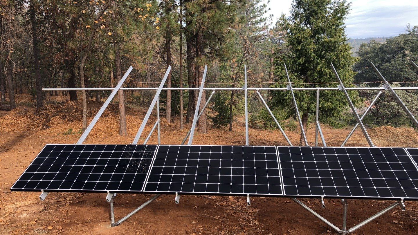 Solar Ground-Mount using Solar Panels by Byers Enterprises 