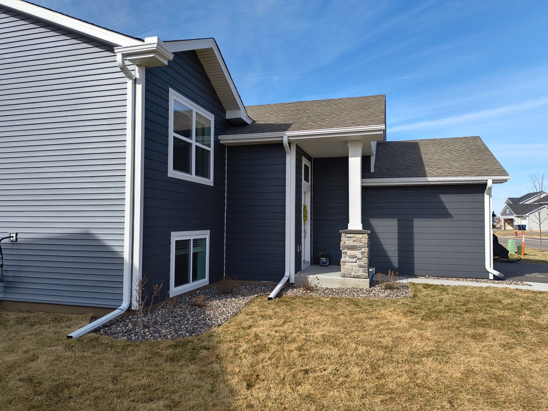 Seamless Gutter and Downspout Installation for Monticello Residential Property by Next Level Seamless Gutters / Exteriors Inc.