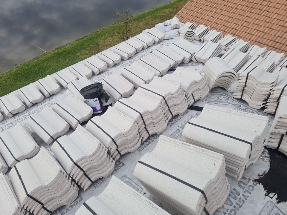 Residential Roofing Installation using Eagle Roofing Tile by BLUES BROTHERS ROOFING