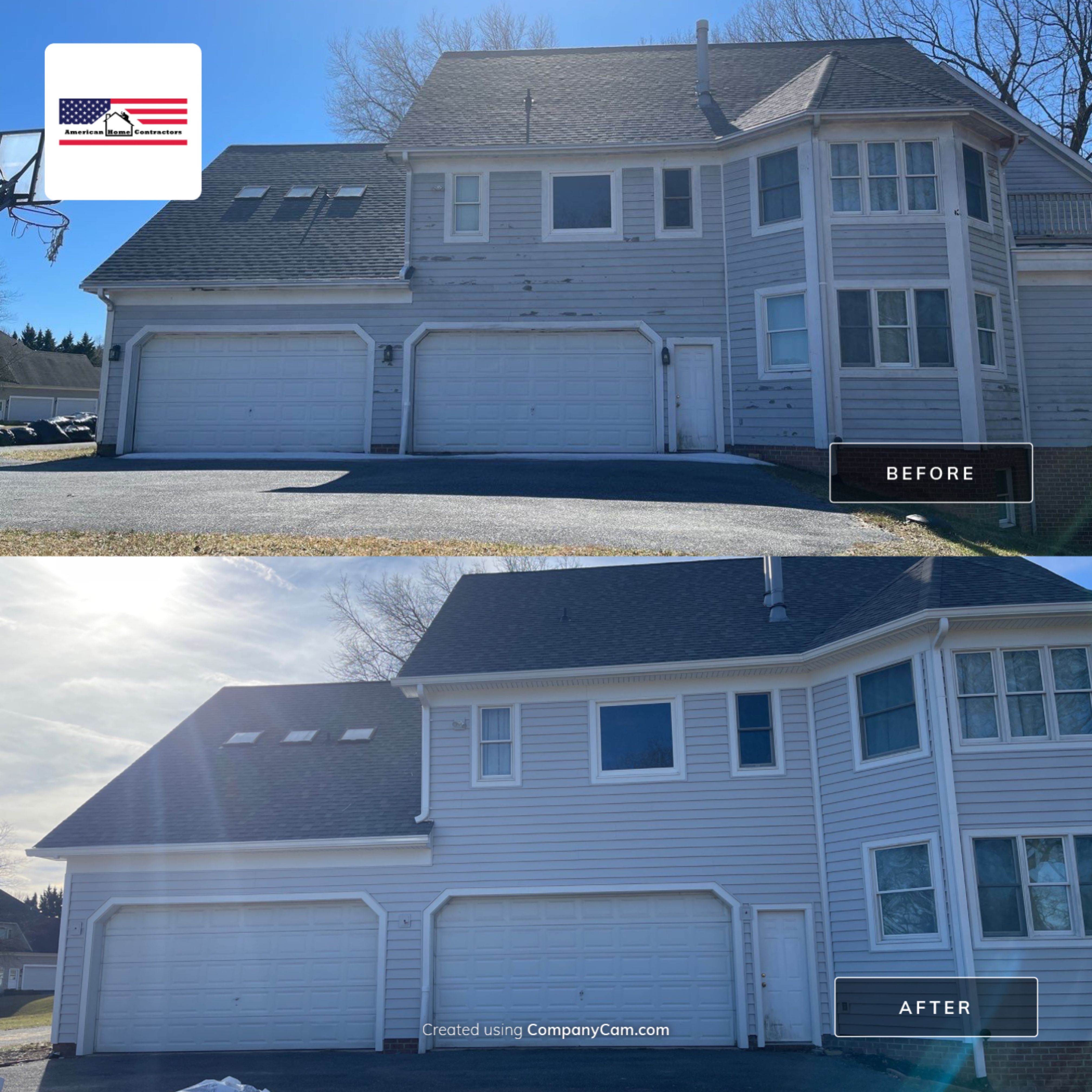 Roof, Gutter, Siding Replacement by American Home Contractors