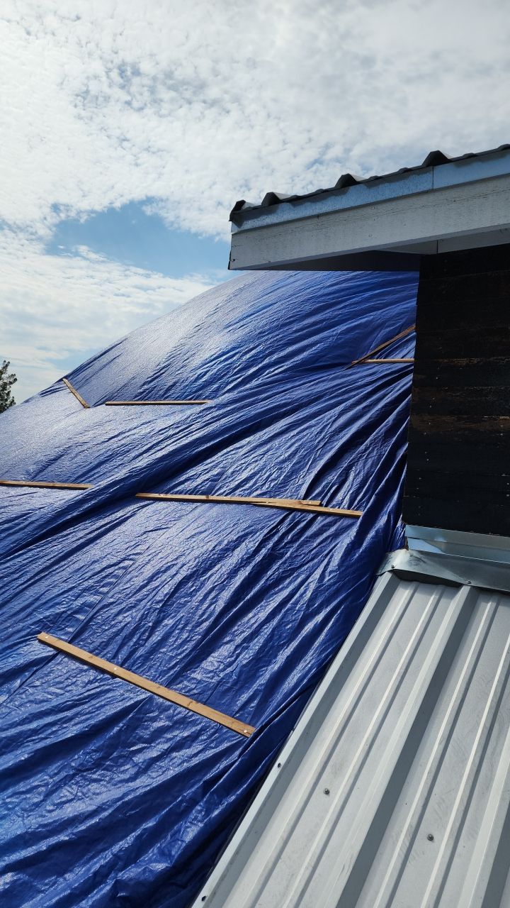 Ash Gray Exposed Fastener  by Reimagine Roofing