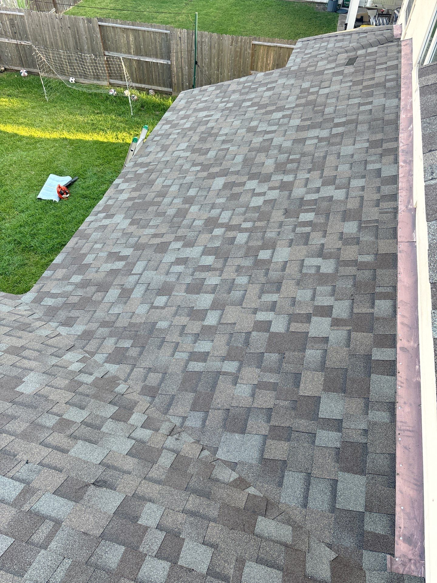 Residential Roofing Installation using Owen's Corning Duration (Lifetime) Shingles by Roof Repair Company