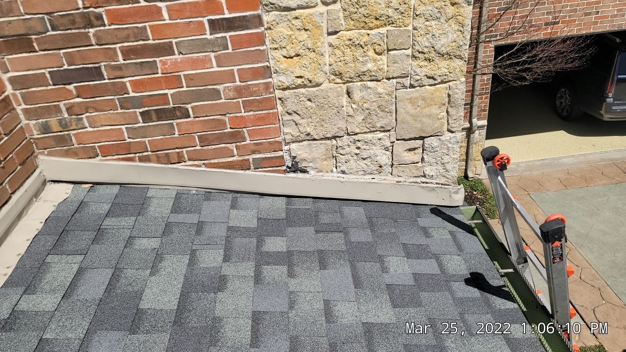 Insurance Claim Roof and Gutters using Owens Corning - Duration- Estate Gray -New Gutters - Exterior paint by Tex-Line Roofing