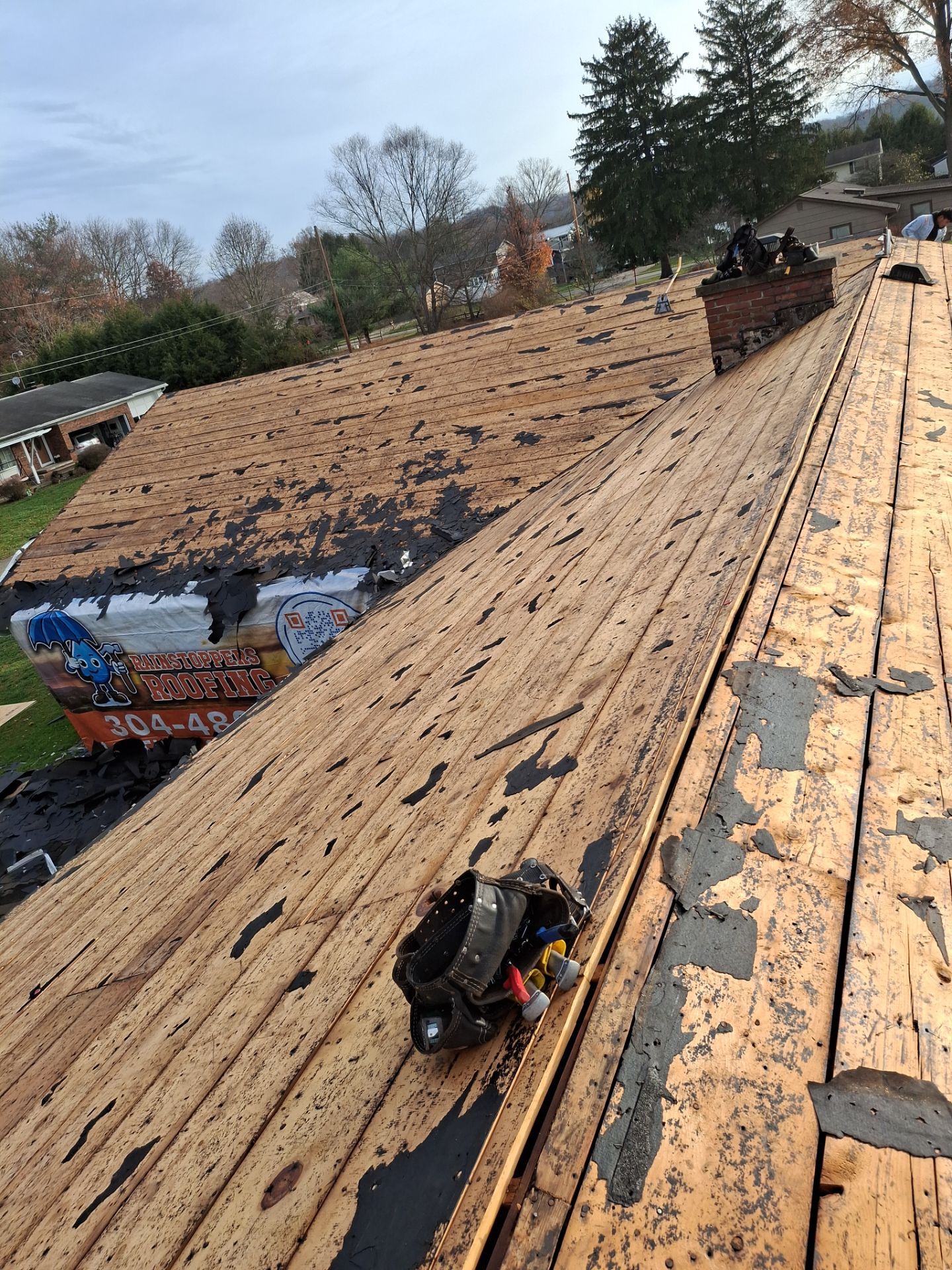 Residential Roofing Installation using GAF Timberline HDZ Pewter Gray by Rainstoppers Roofing