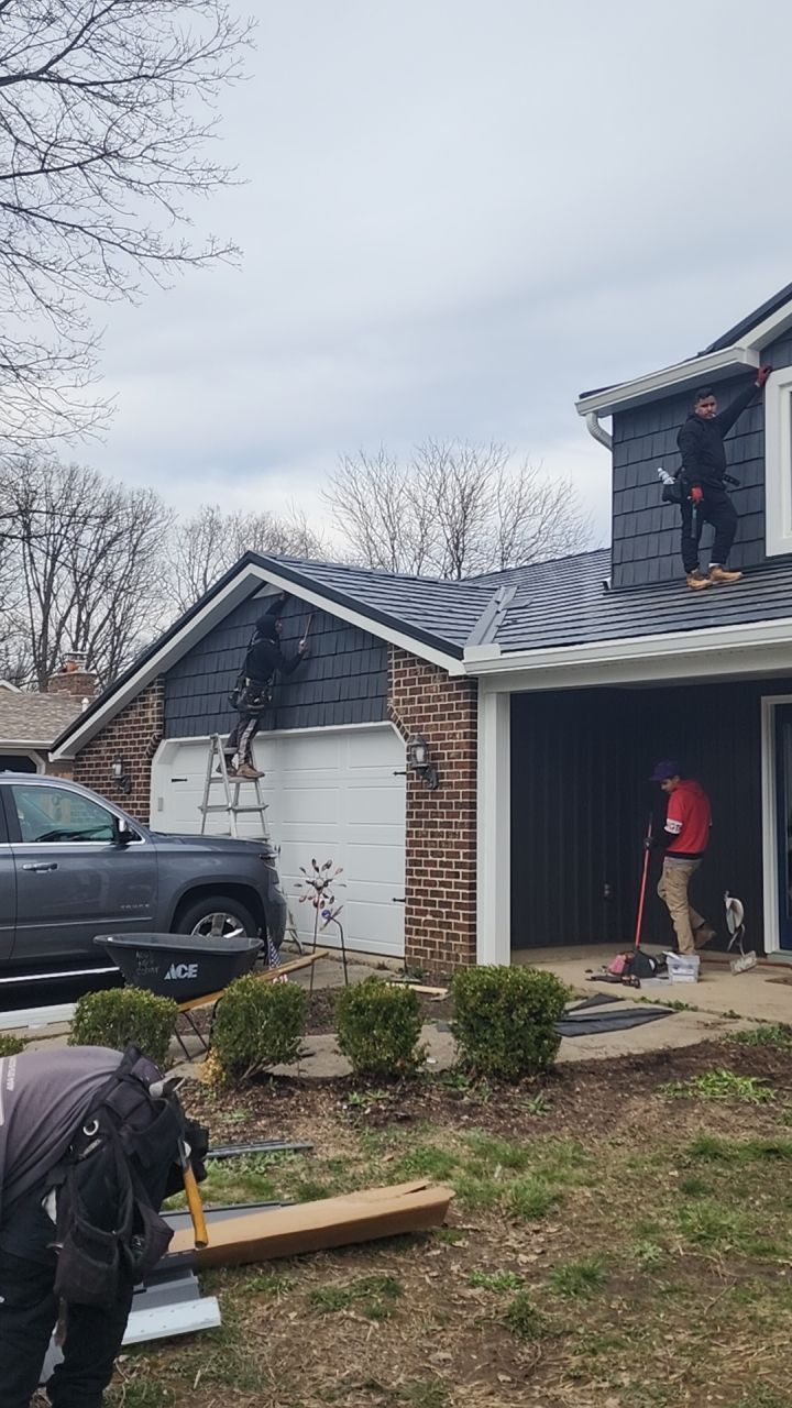 Full Exterior Home Transformation – Metal Slate Roof in Fort Wayne, IN by 4Ever Metal Roofing