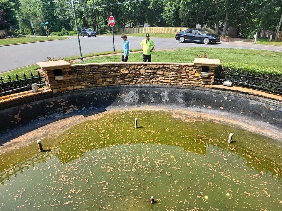 concrete Clean using cleaner by Power Wash Masters LLC