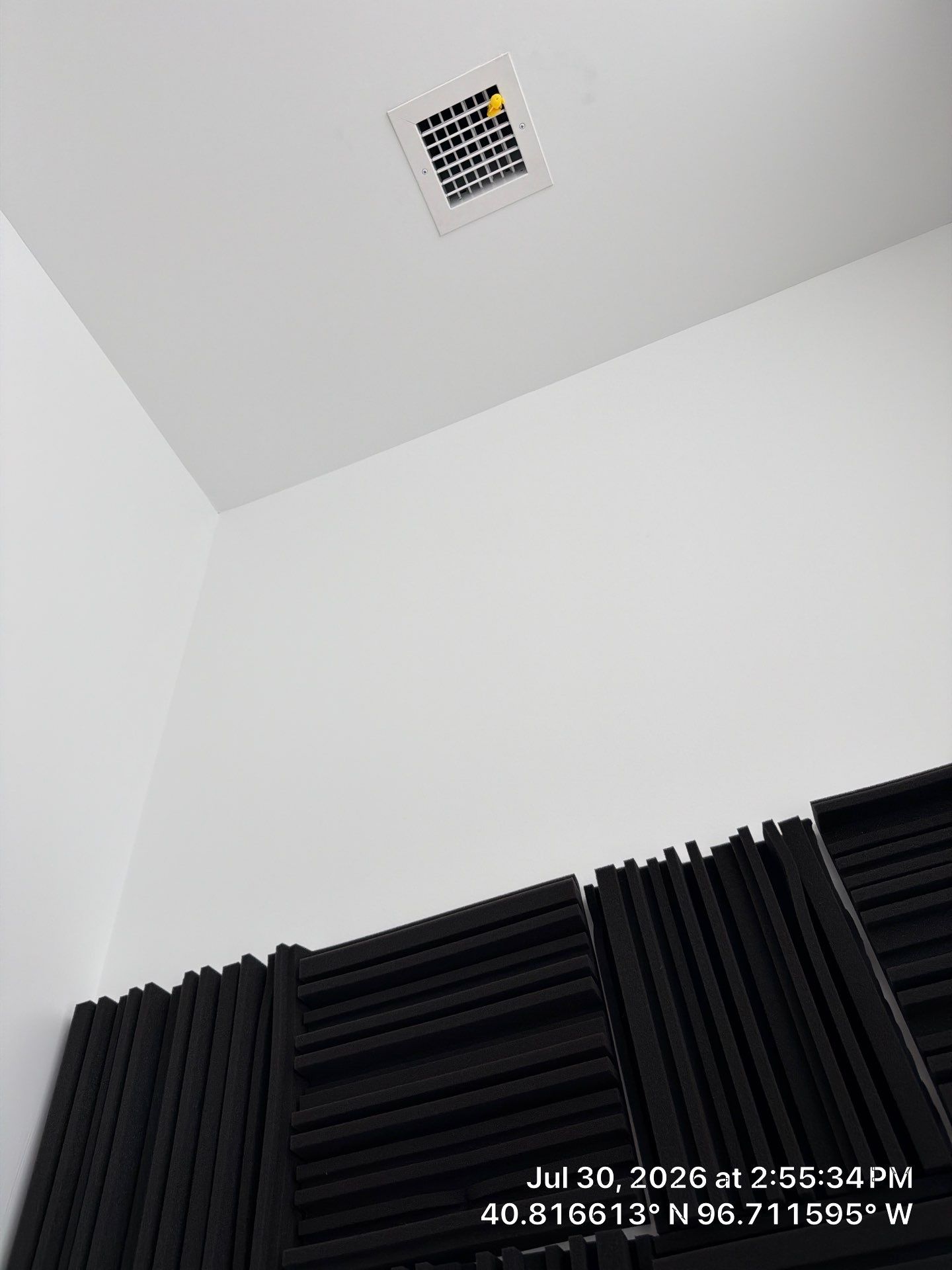 Commercial Acoustic Panel Installation and Media Room Setup in Lincoln by CompanyCam Sales Demo