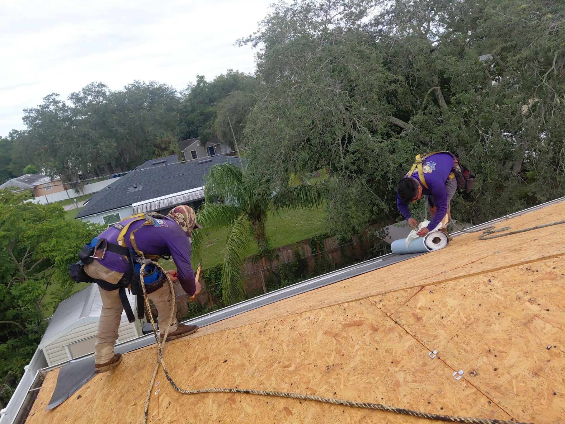 Deltona Roof Replacement Featuring Copper Canyon Shingles and Decking Repair by Pinnacle Roofing Group