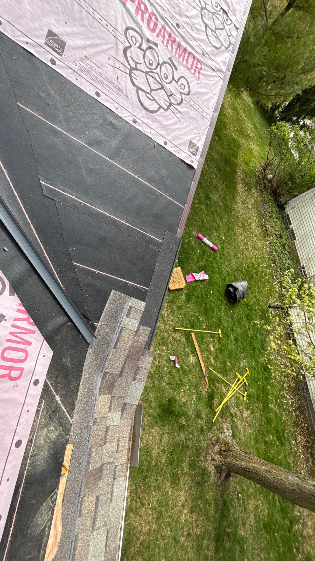 Roof Replacement using Owens Corning Driftwood by 180 Contractors