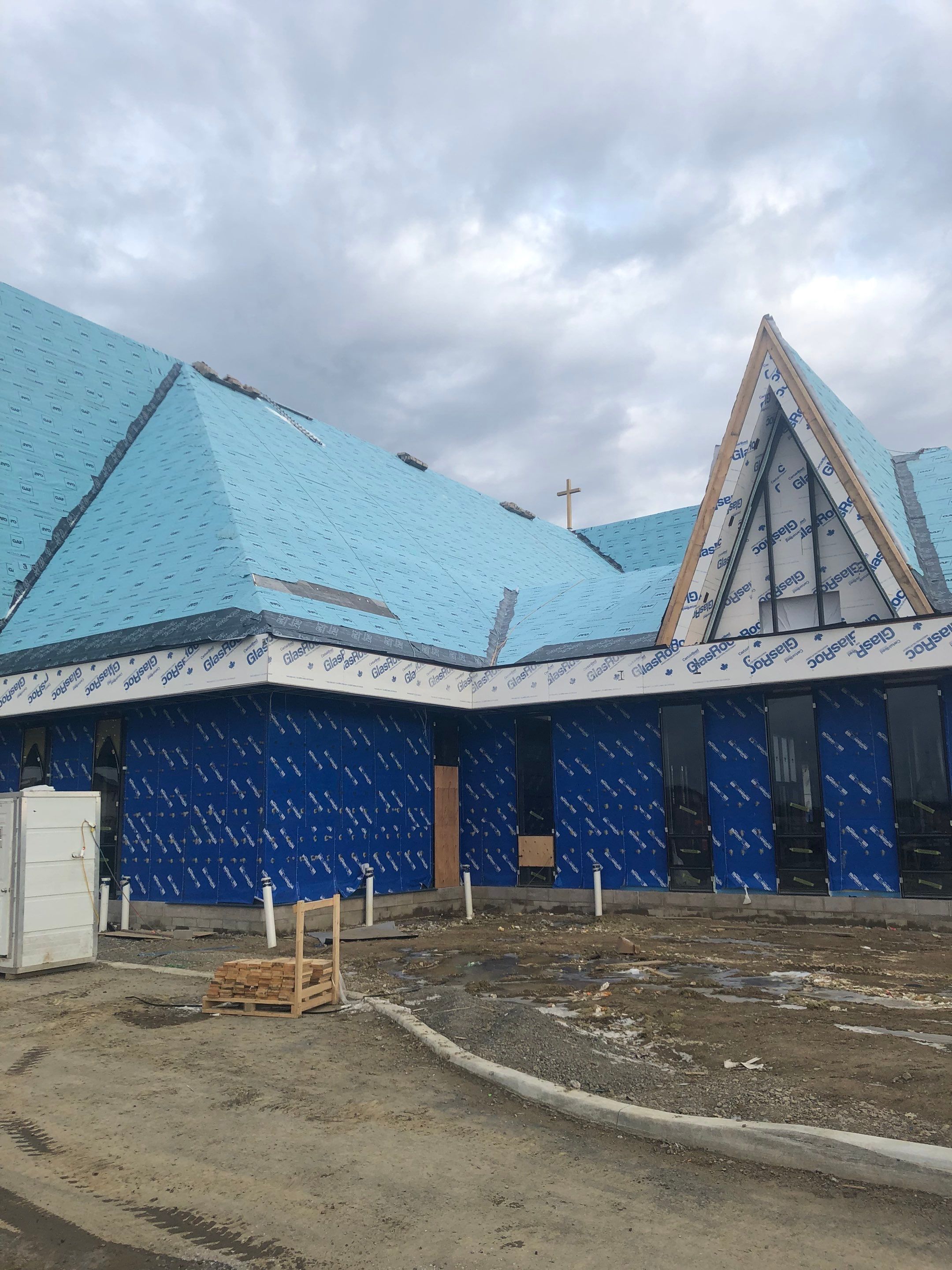 Commercial Roofing Installation using Diamond Tile Metal Shingles , Tpo Flat Roof by Jay Carter Roofing & Sheet Metal