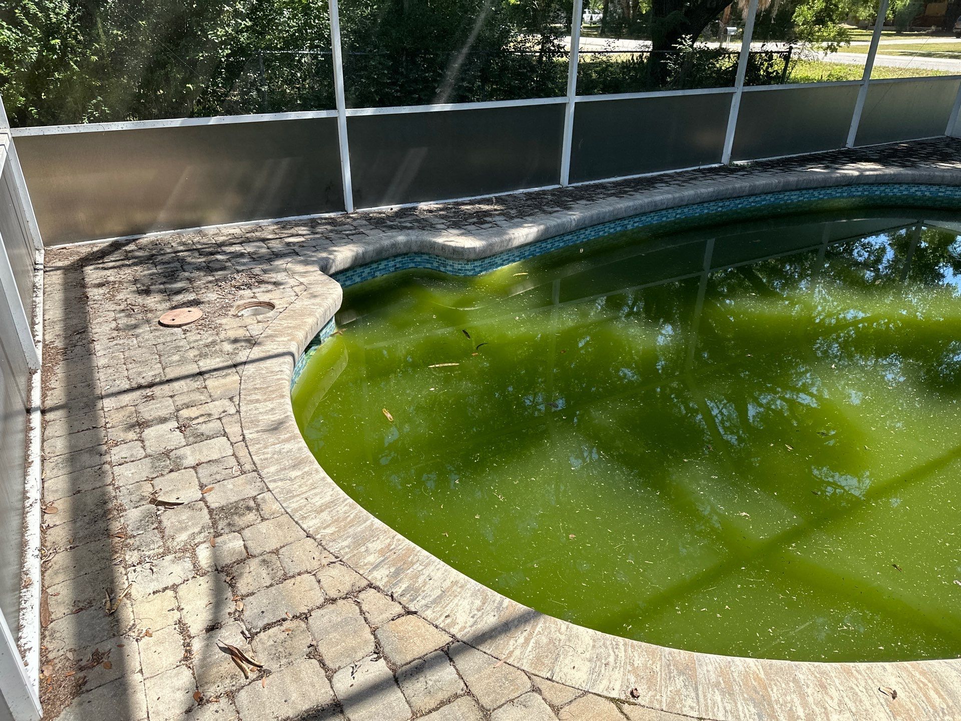 Paver Pool Deck Cleaning in Fair Oaks, Bradenton, FL | Sunshine AquaWash by Sunshine AquaWash