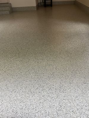Garage Floor Coating using Cabin Fever