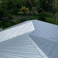 26ga 5V Crimp Mill Finish by Total Roofing System The Metal Roof Experts