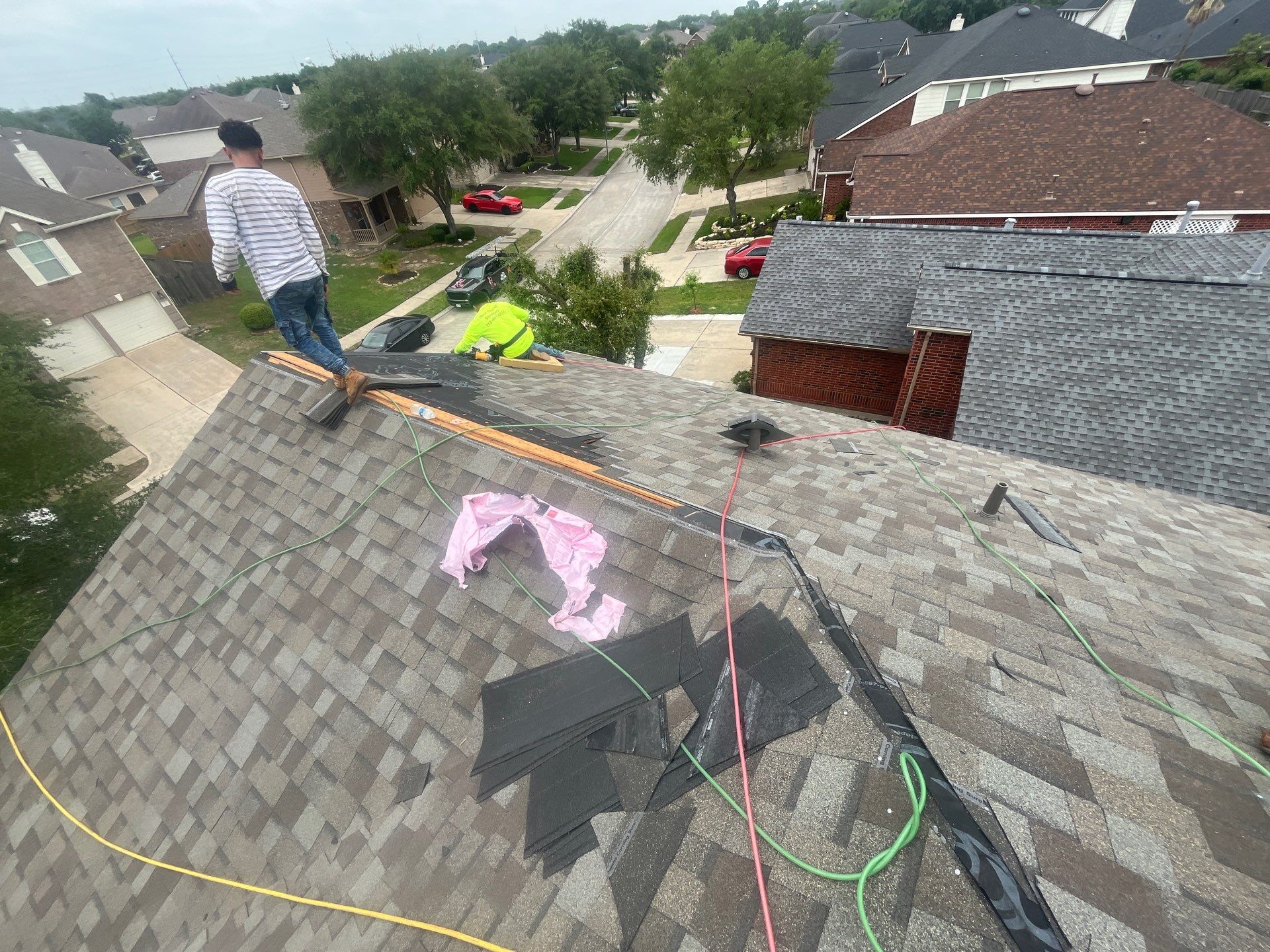 Residential Roofing Installation using Owen's Corning Duration (Lifetime) Shingles by Roof Repair Company