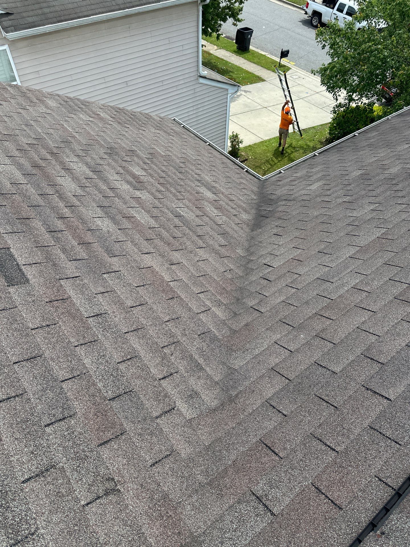 Roof replacement and interior repair by hail and wind damage by Just Brilliant Restoration JBR