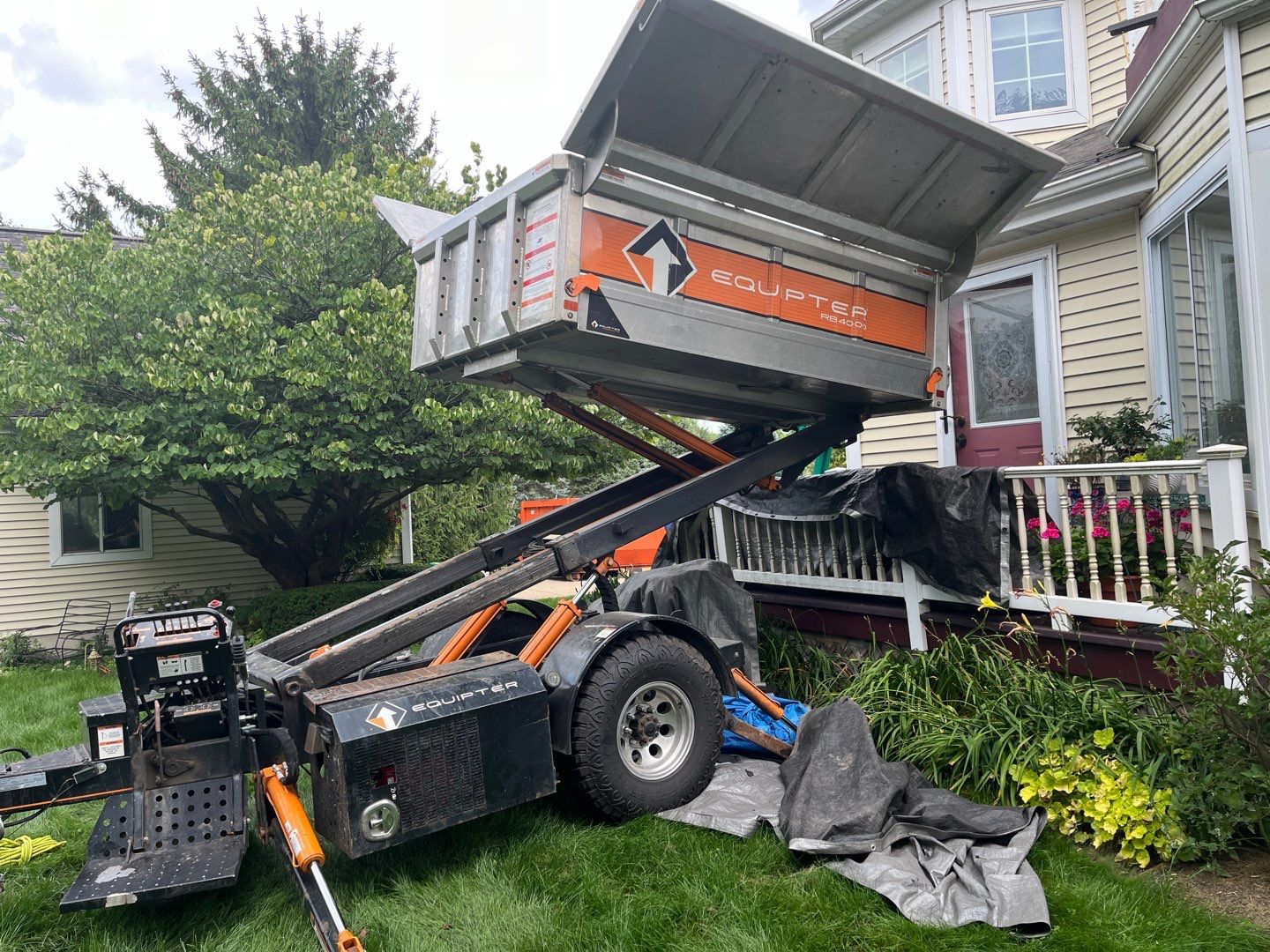 Residential Roofing Installation using GAF HDZ - WeatheredWood by Acme Exteriors