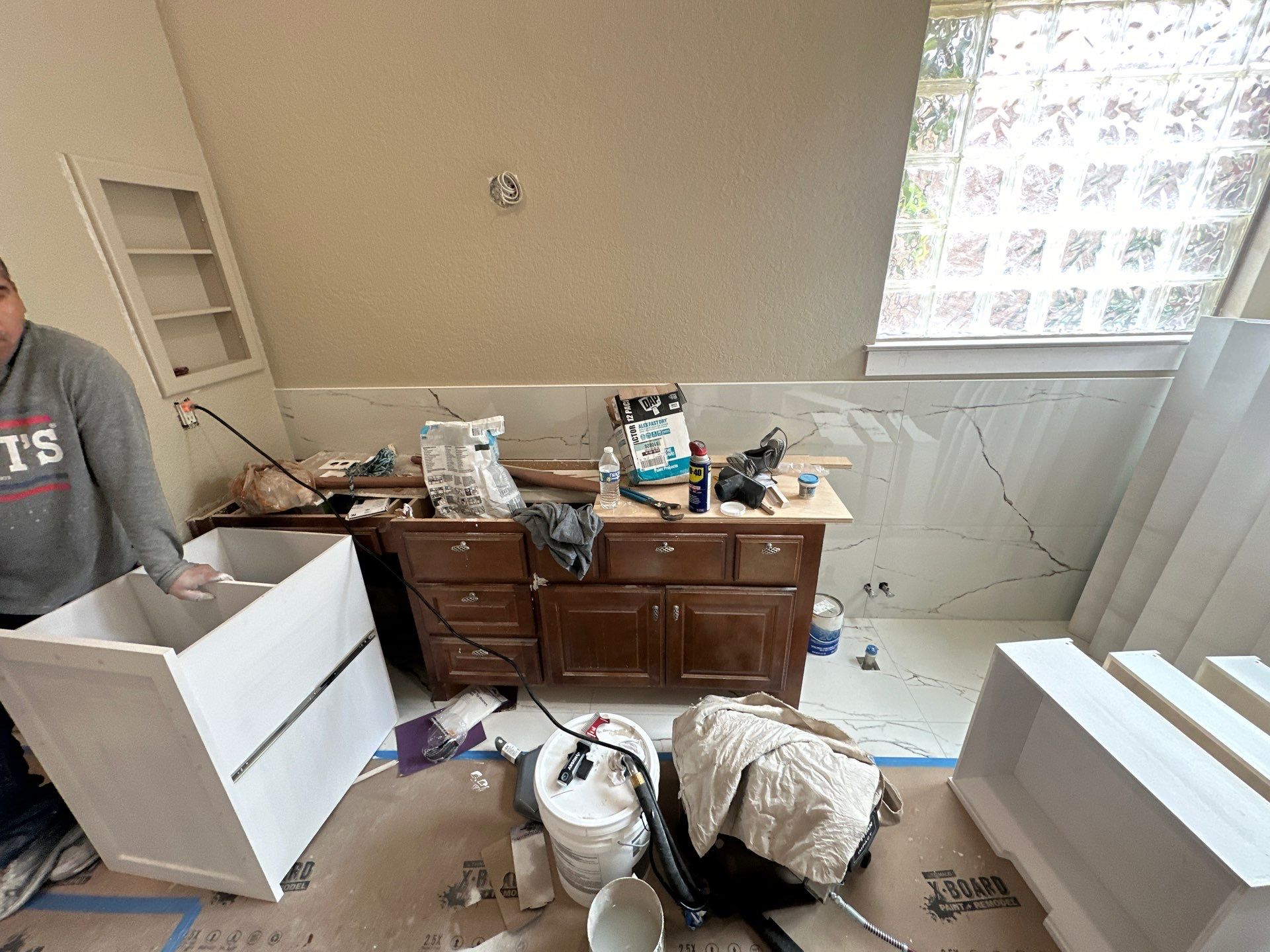 Bathroom Remodel and Closet in Cinco Ranch, TX by SophAlx LLC