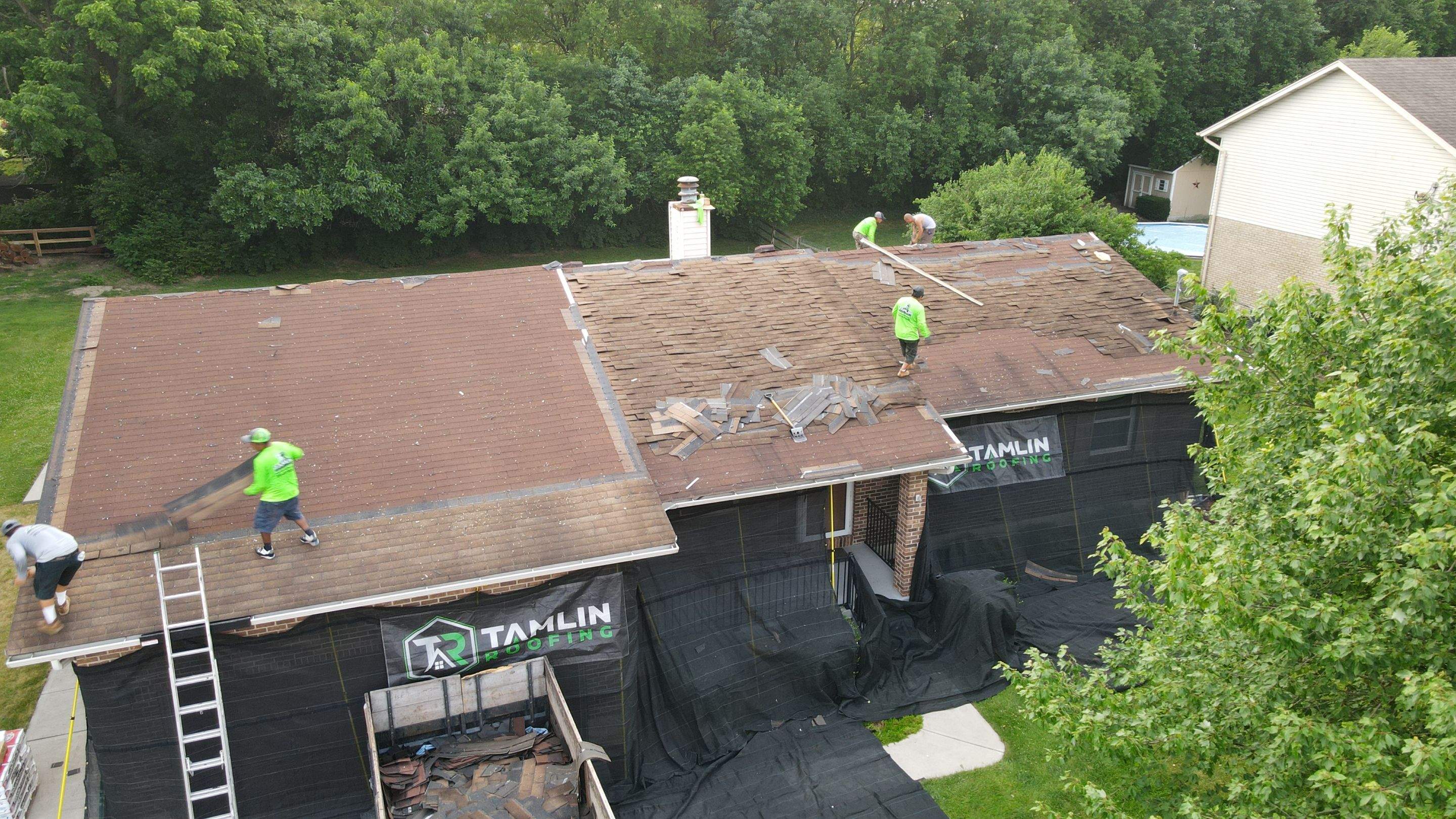 Atlas Weathered Shadow Roof Replacement by Tamlin Roofing