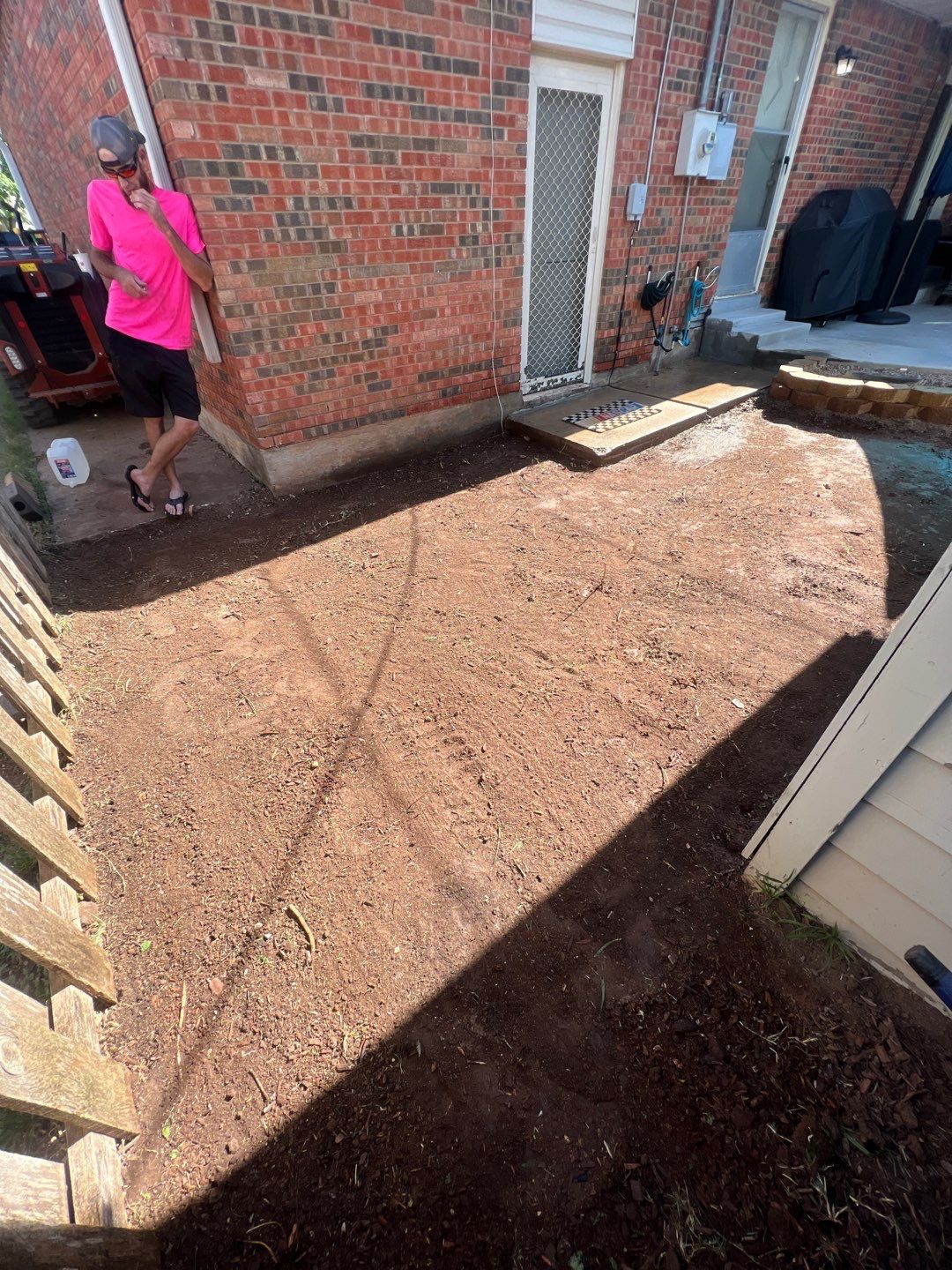 Flagstone Patio using Flagstone  by Clays Services Inc
