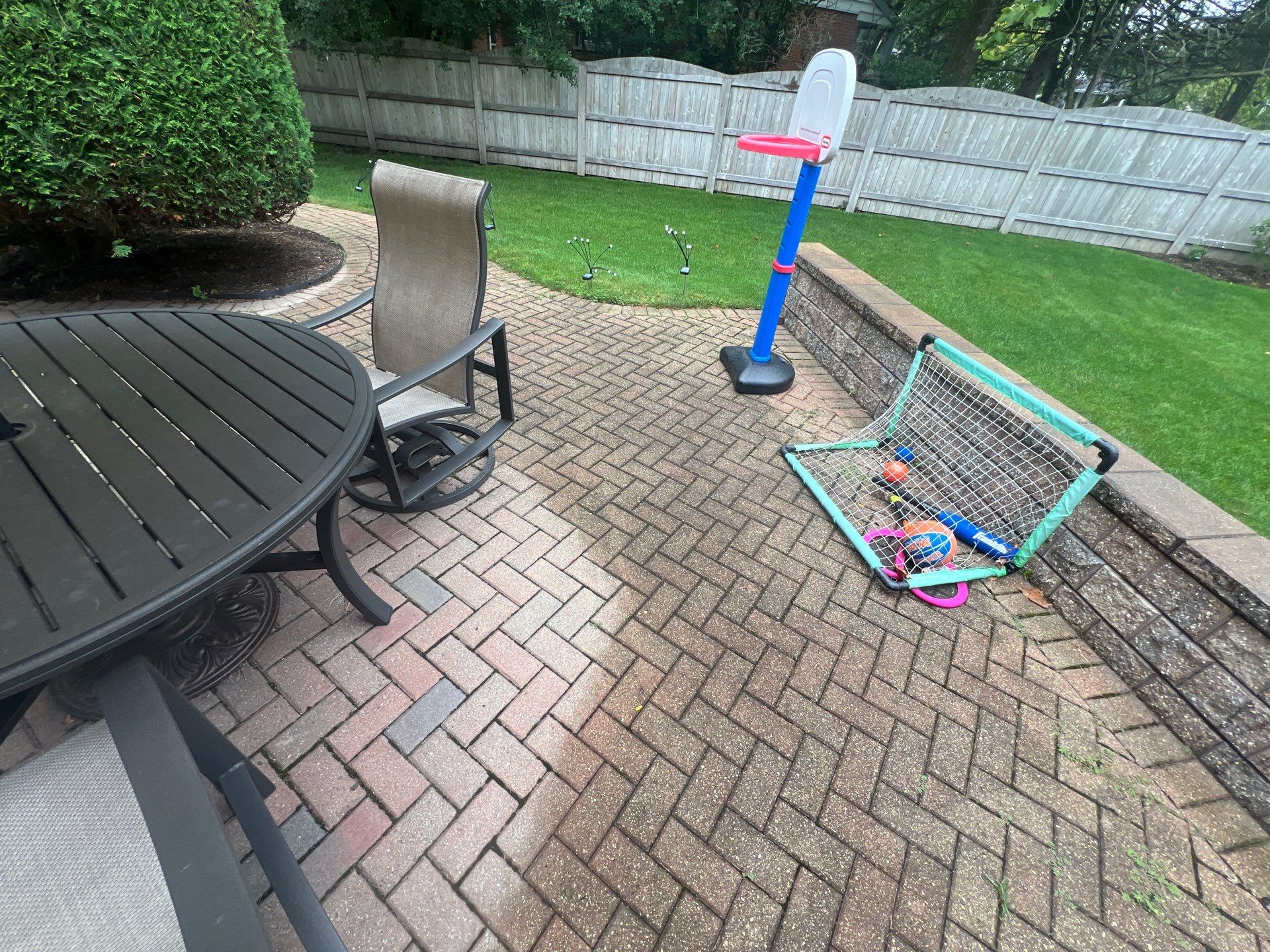 Brick paver clean, sand and seal.  using Surebond SB-1300 by Northern Power Washing LLC.