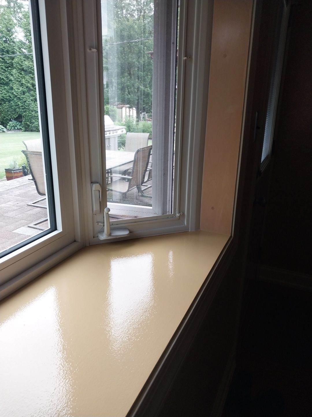 Window Repair using Sherwin Williams Emerald  by Laser Focused Solutions LLC