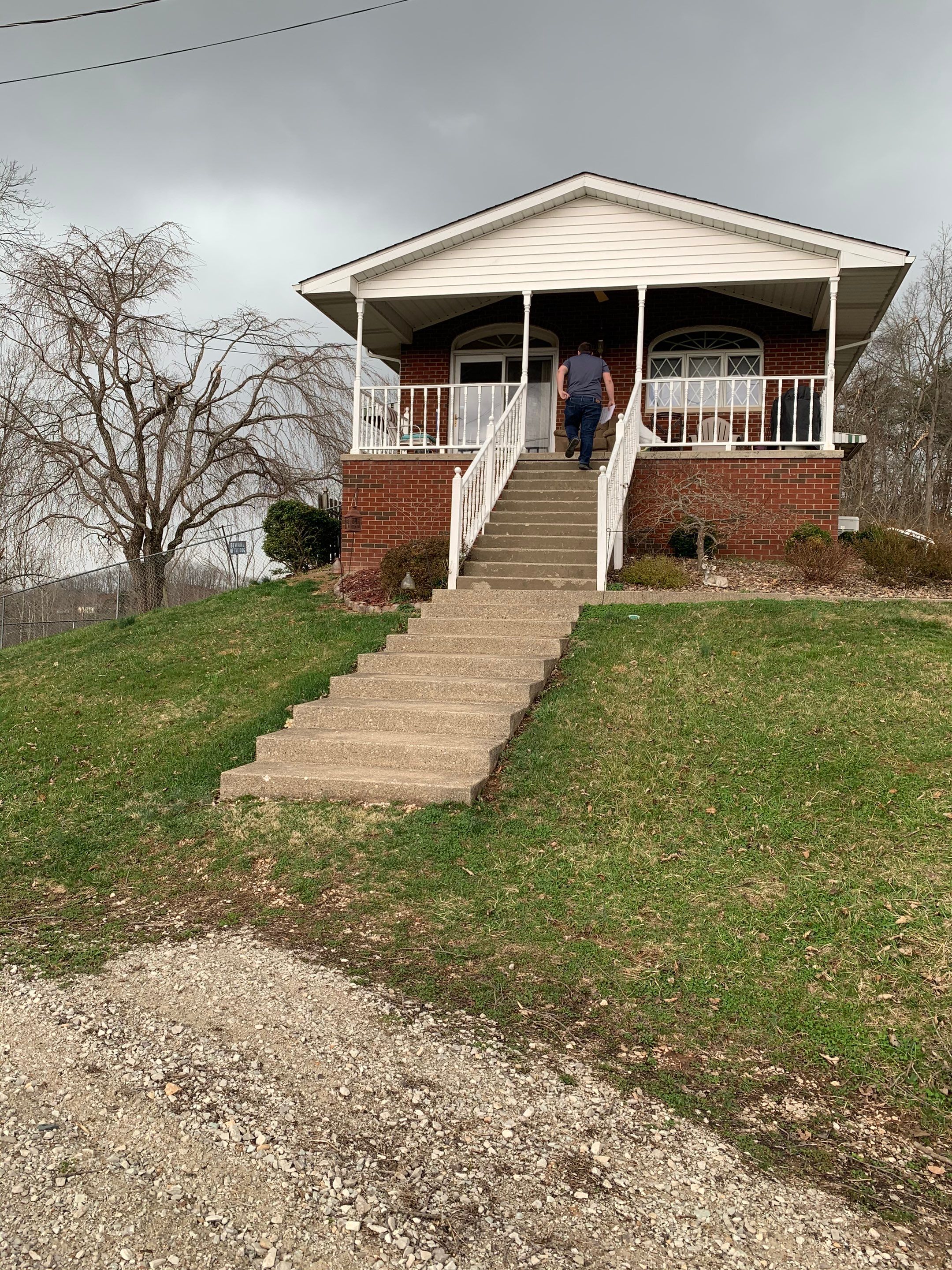 Porch Update using Westbury Aluminum Railing by Secure Construction Company Inc