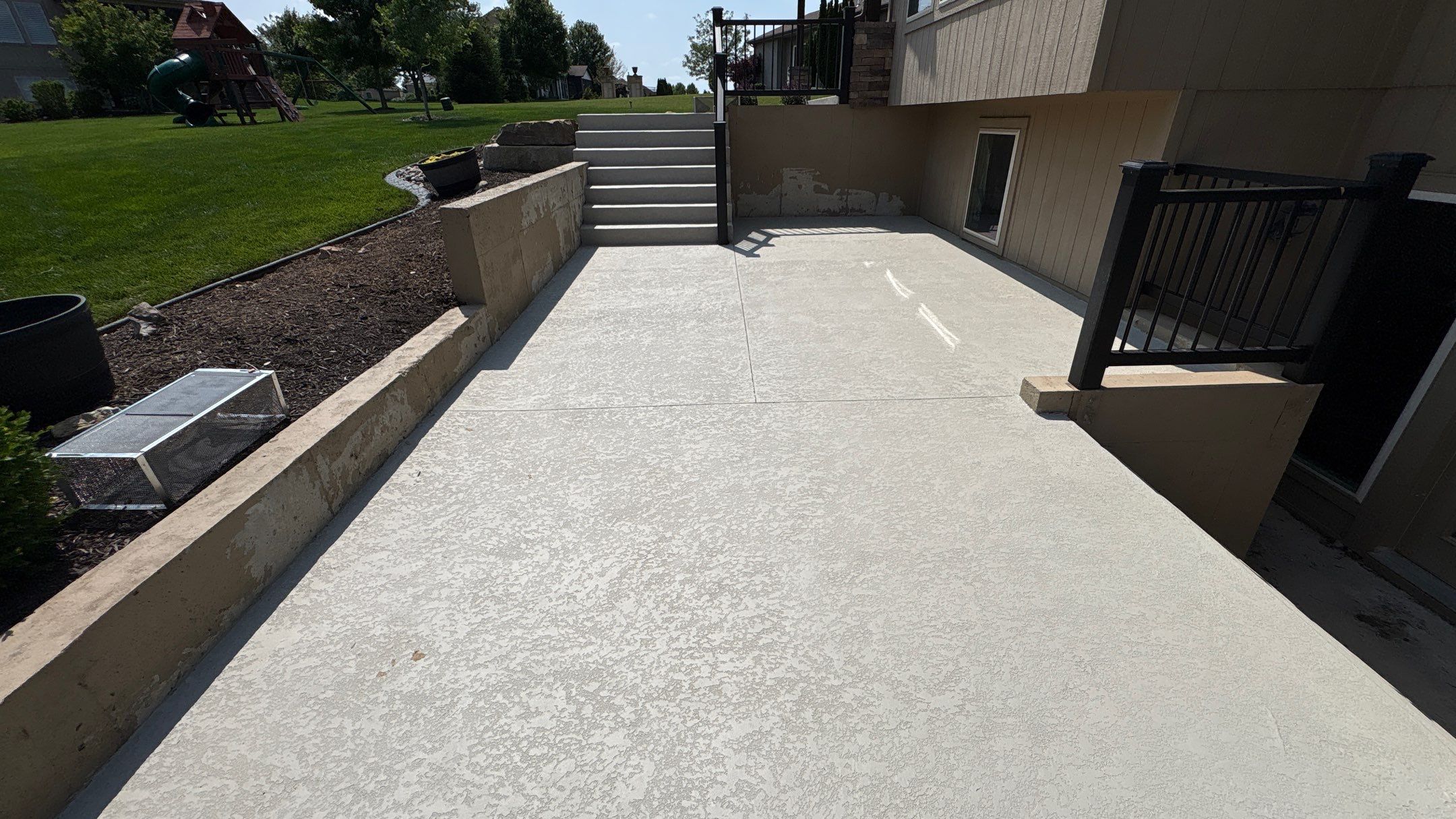 Stamped Concrete Resurface - Lee's Summit, MO by Big Red Decorative Concrete, LLC