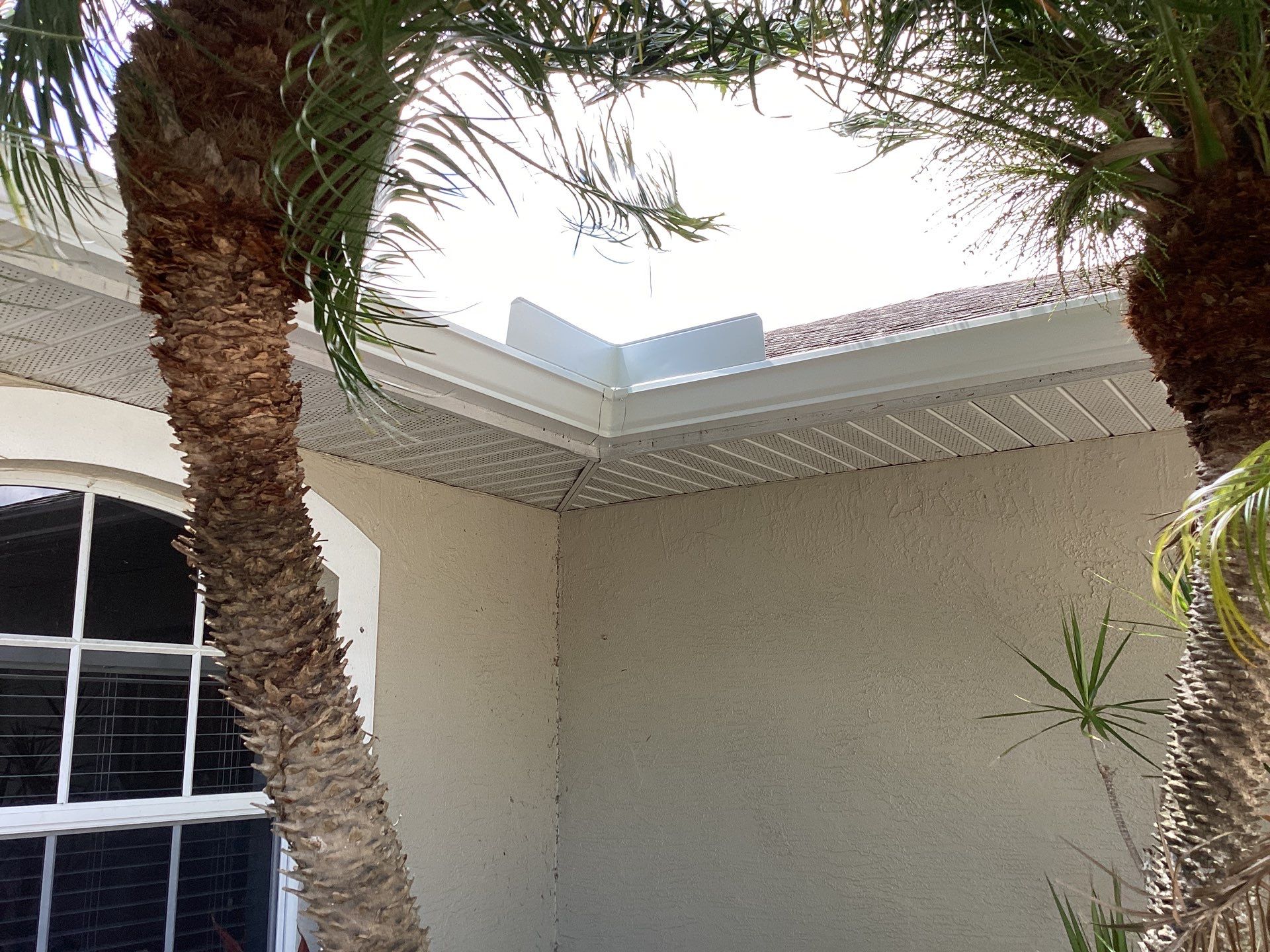 Soffit and Fascia Installation using Vinyl Soffit by Gutter Professors