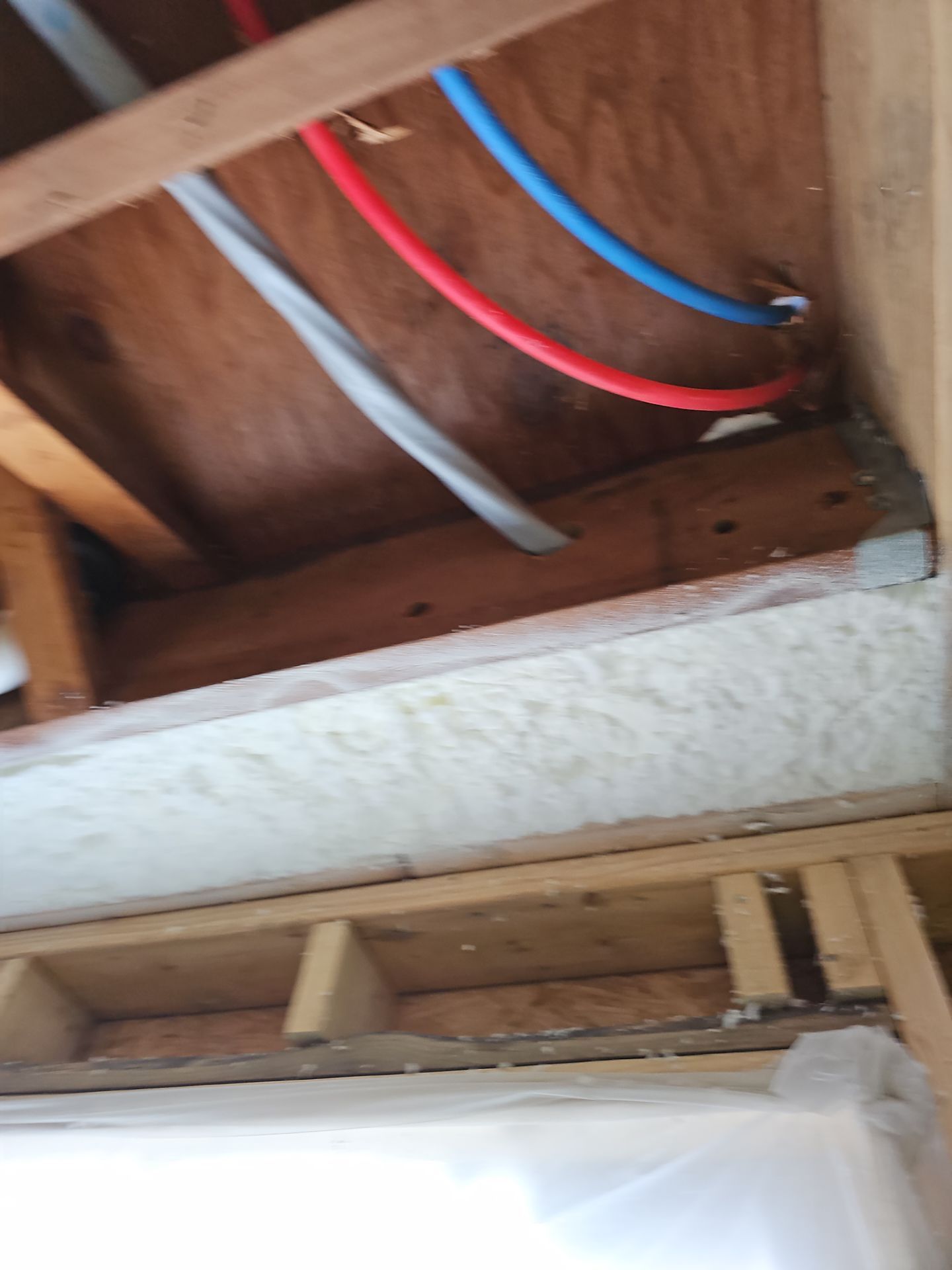Basement Exterior Walls using Closed Cell Spray Foam by NYS Foam & Energy