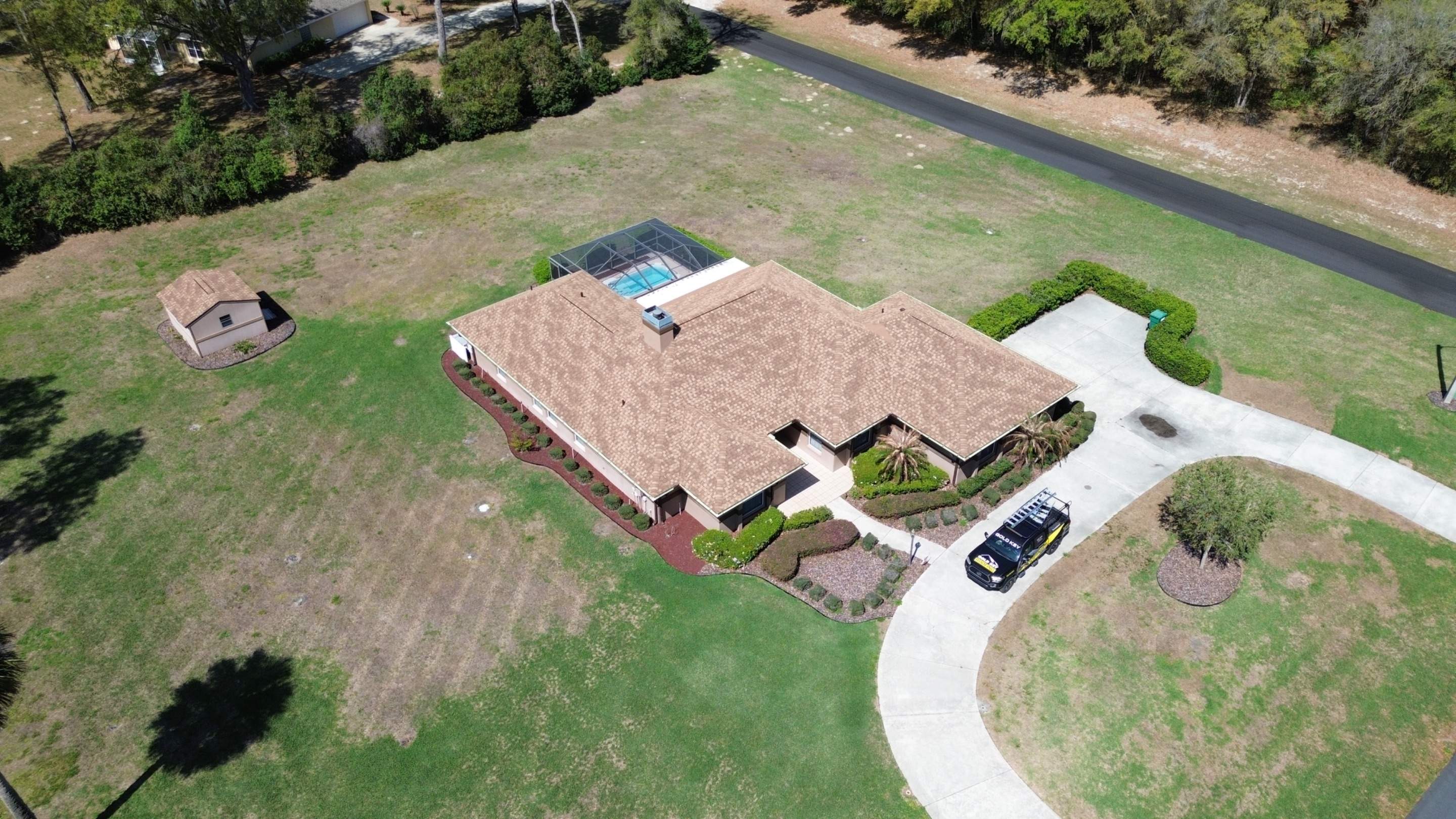 Shingle reroof in Fruitland Park FL by Gold Key Roofing