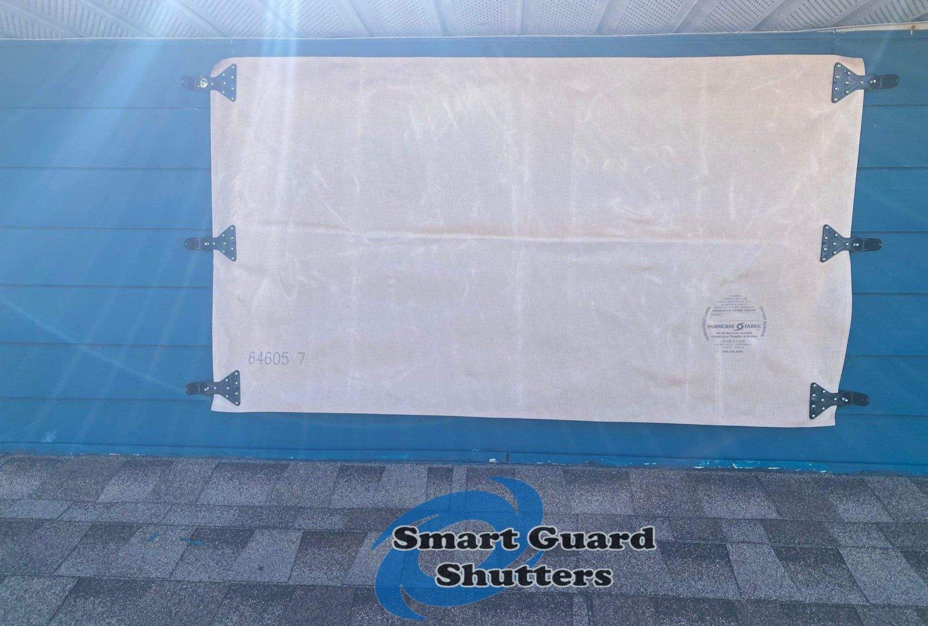 Hurricane Fabric in Tan by Smart Guard Shutters