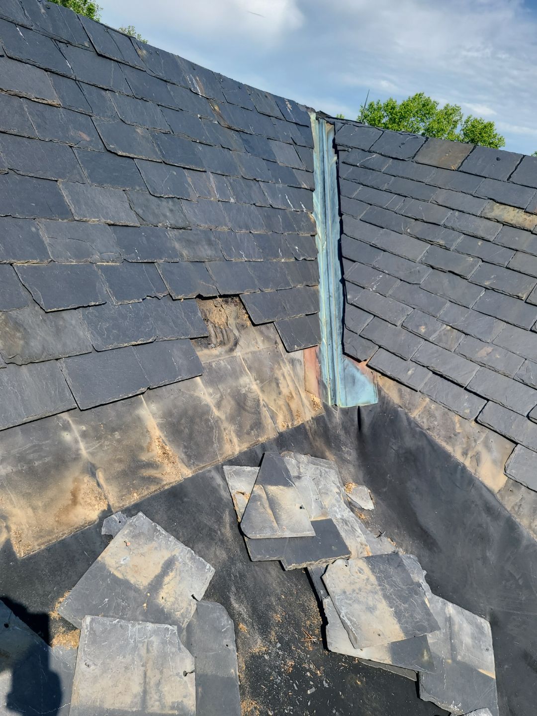 Lorton: EPDM Flat Roof with Partial Slate Replacement by RM Banning, Inc.