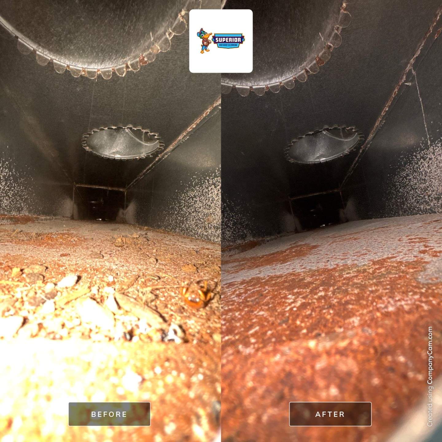 Air Duct Cleaning With a Vacuum Truck in Deerfield, OH by Superior Air Duct Cleaning