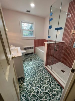 Bathroom Remodel using Tile