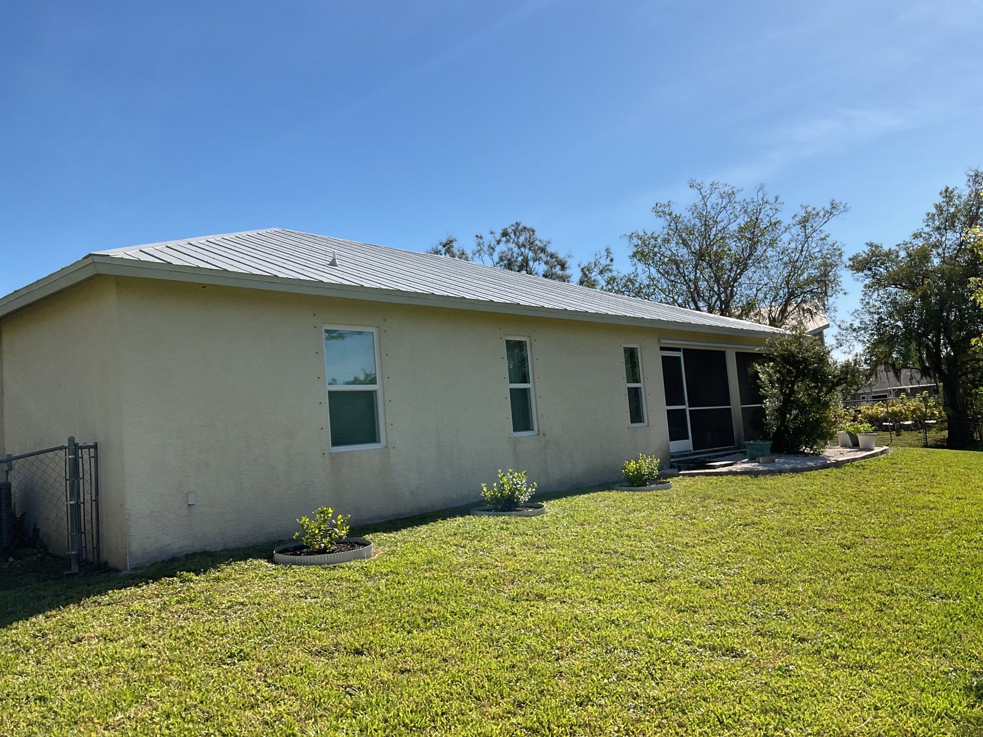 White K-Style Gutters for Modern Homes in North Fort Myers FL by Gutter Professors