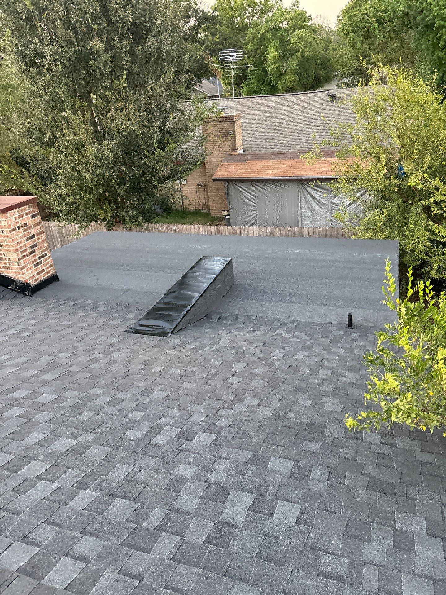 Residential Roofing Installation using Owen's Corning Duration (Lifetime) Shingles by Roof Repair Company