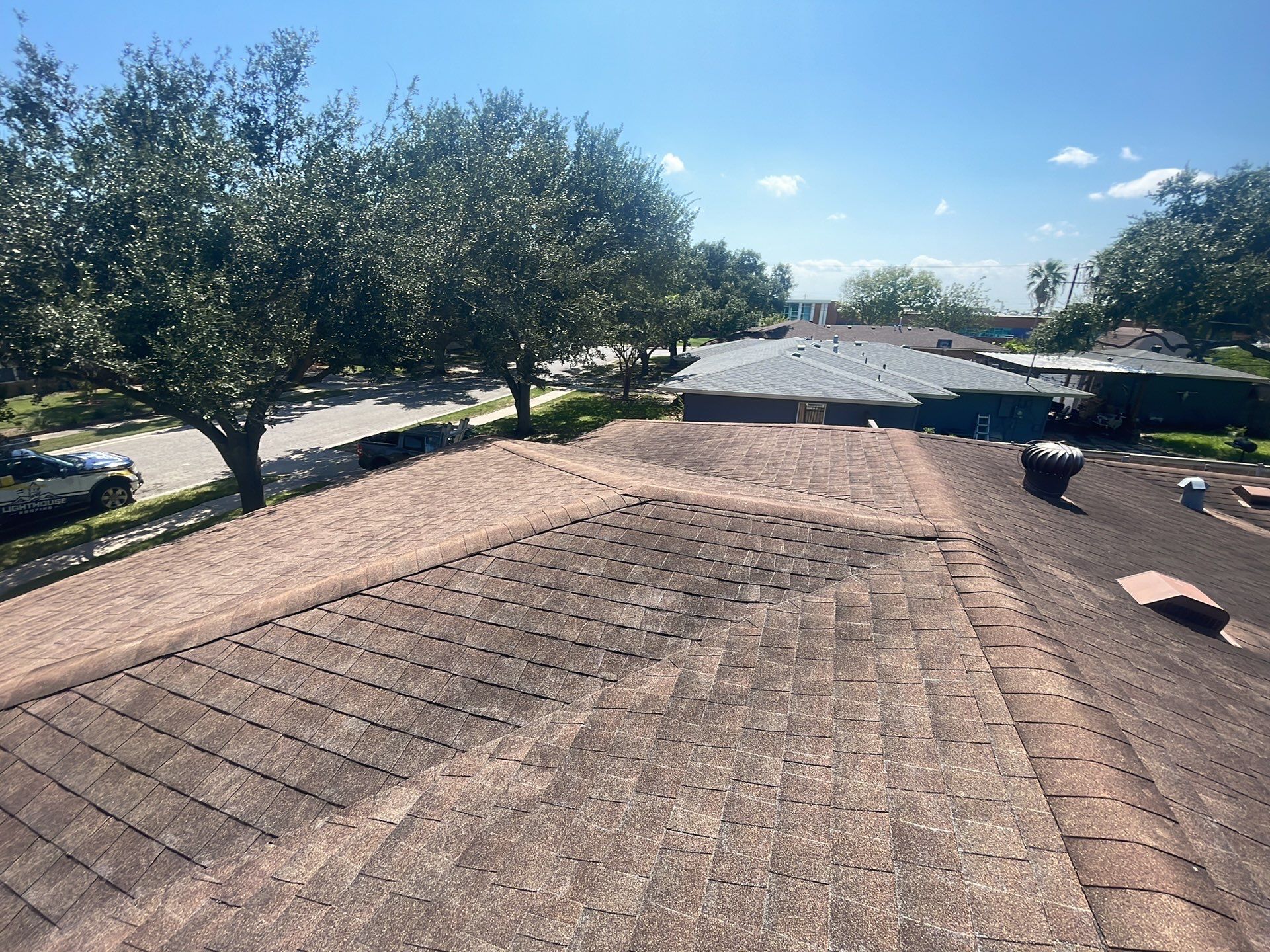 Residential Roofing Installation using GAF HDZ Shakewood by Lighthouse Roofing