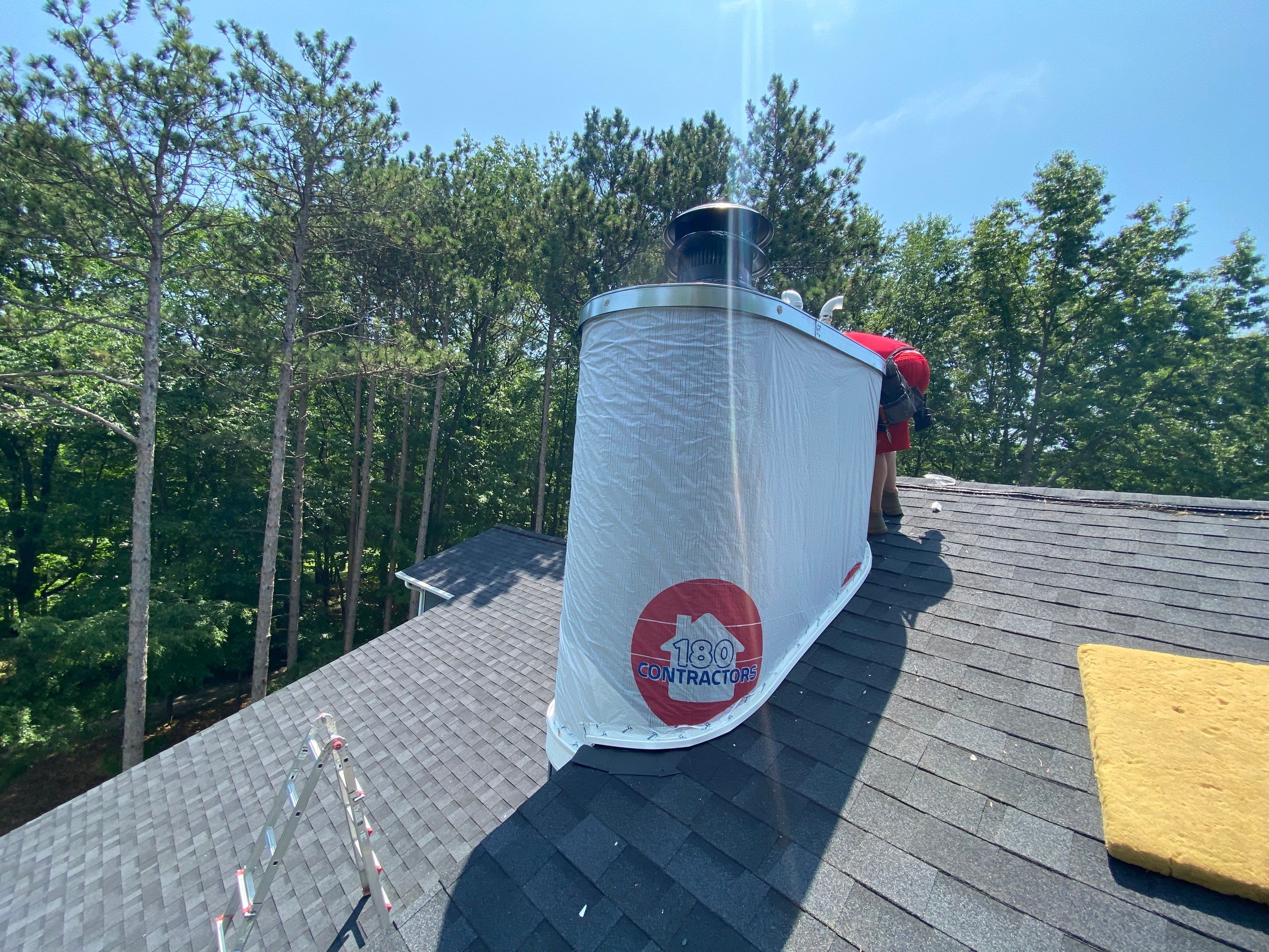 Siding Replacement using CertainTeed Board & Batten Pacific Blue by 180 Contractors