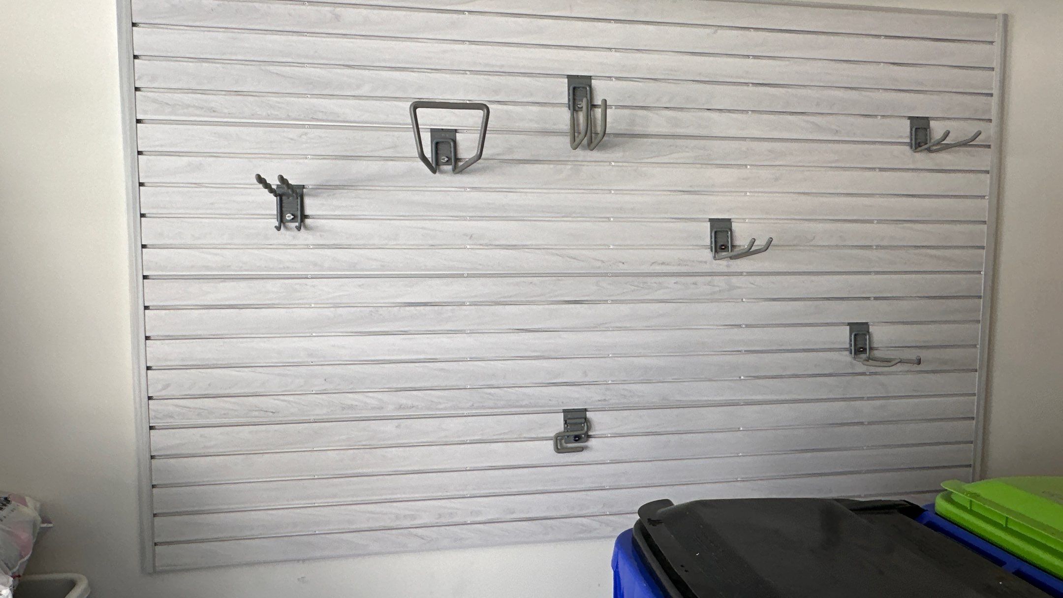 Michael M. upgraded his garage with overhead racks and slotwall by Banner Garage