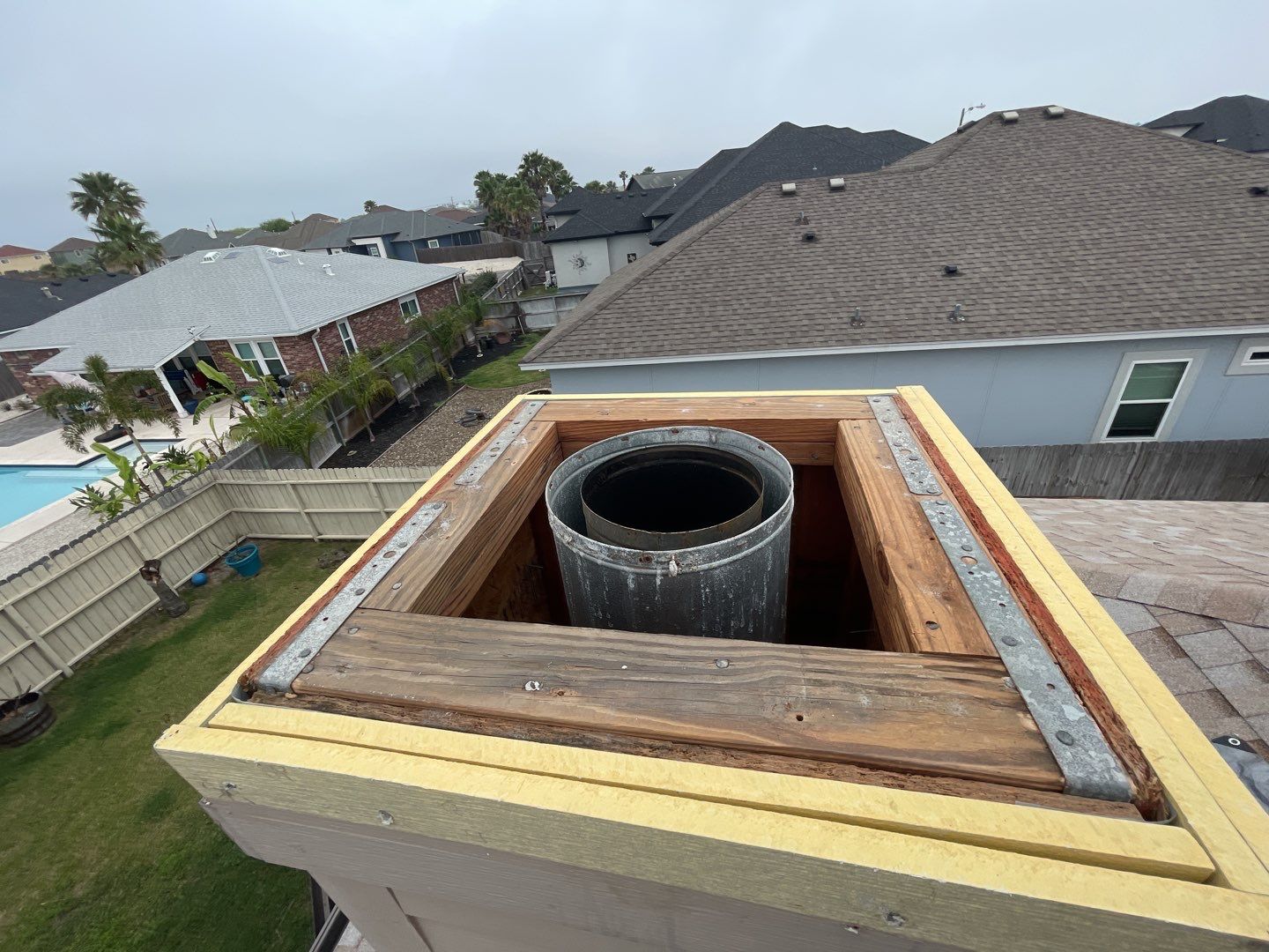 Chimney Cap Replacement With Stainless Steel by Lighthouse Roofing