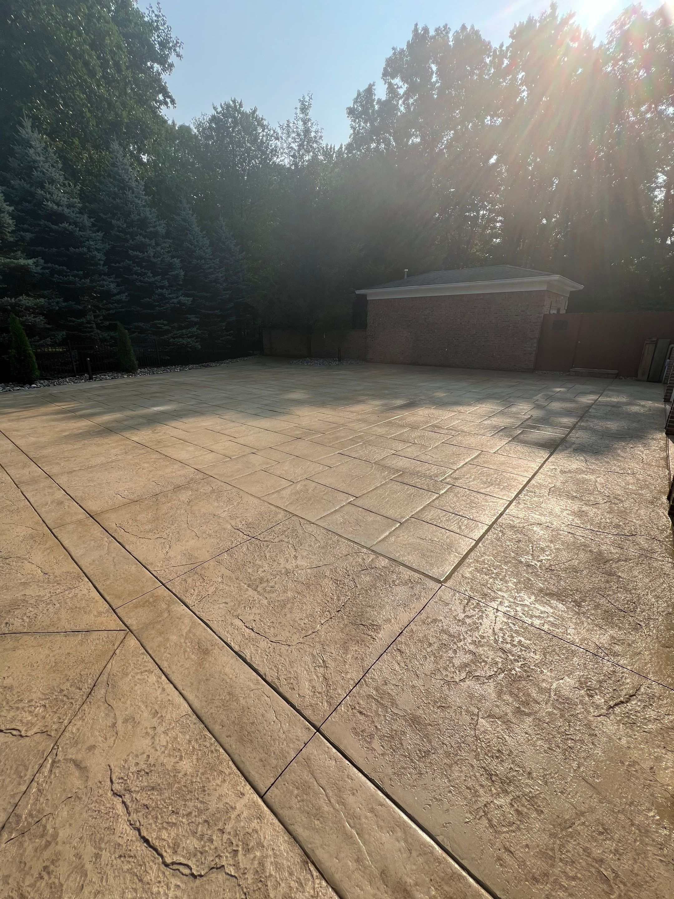 Stunning Driveway Remodel - Mendham, NJ by Architectural Concrete Design