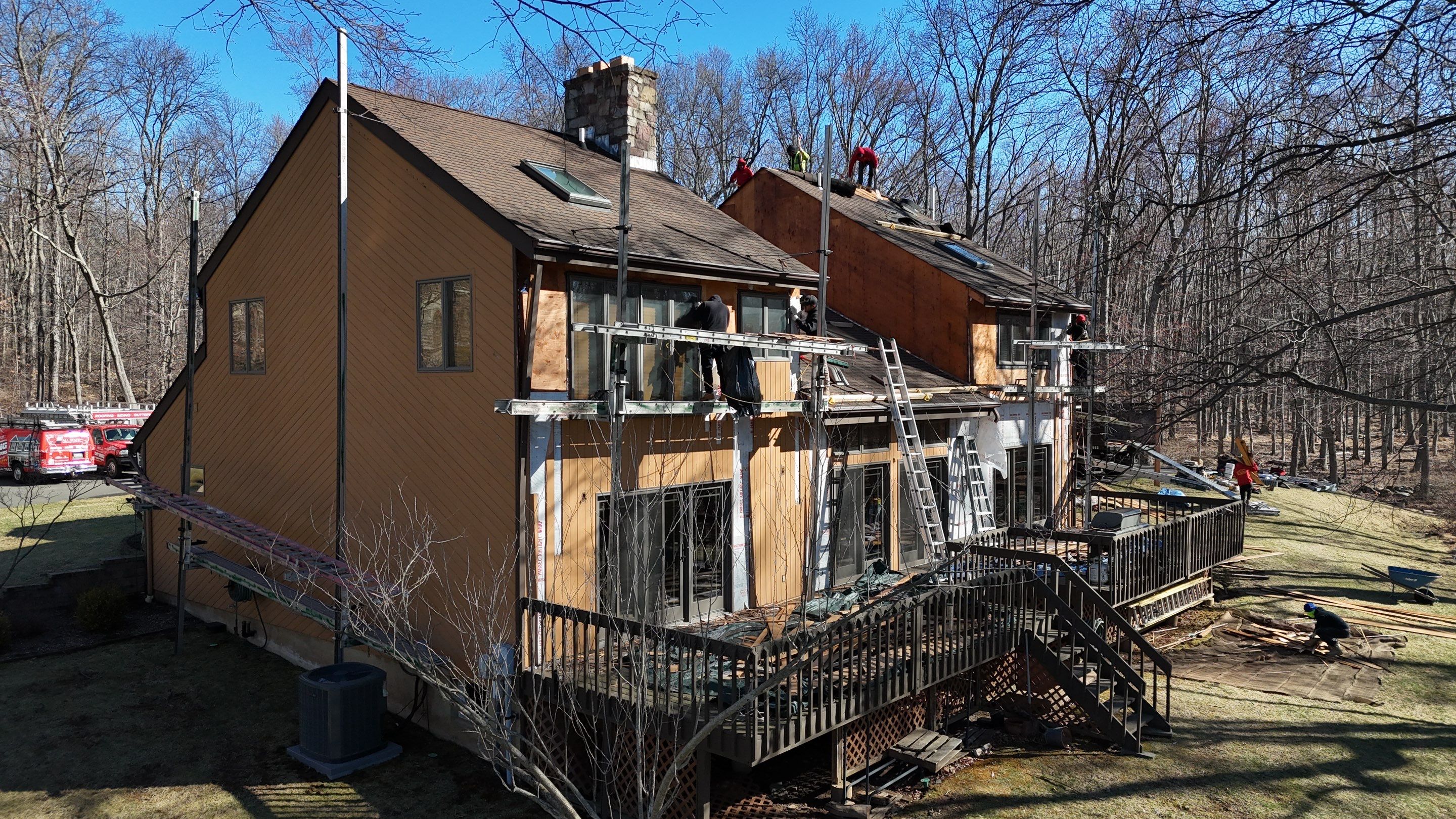 Full Exterior Remodel Project in Hopewell, NJ by All State Home Improvement Inc.