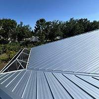 24ga 1" Nail-Strip Mill Finish by Total Roofing System The Metal Roof Experts