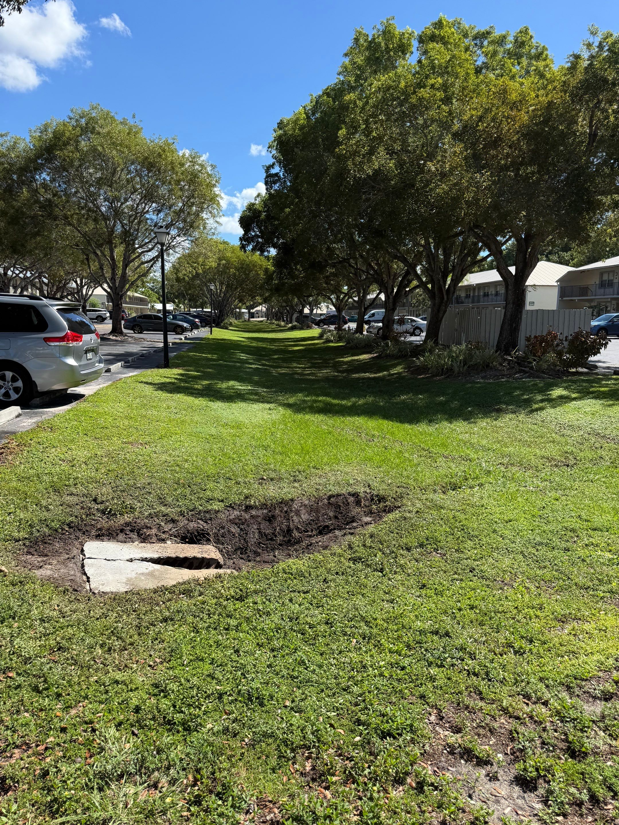 Naples Apartment Complex Culvert Cleaning by APS Power & Water