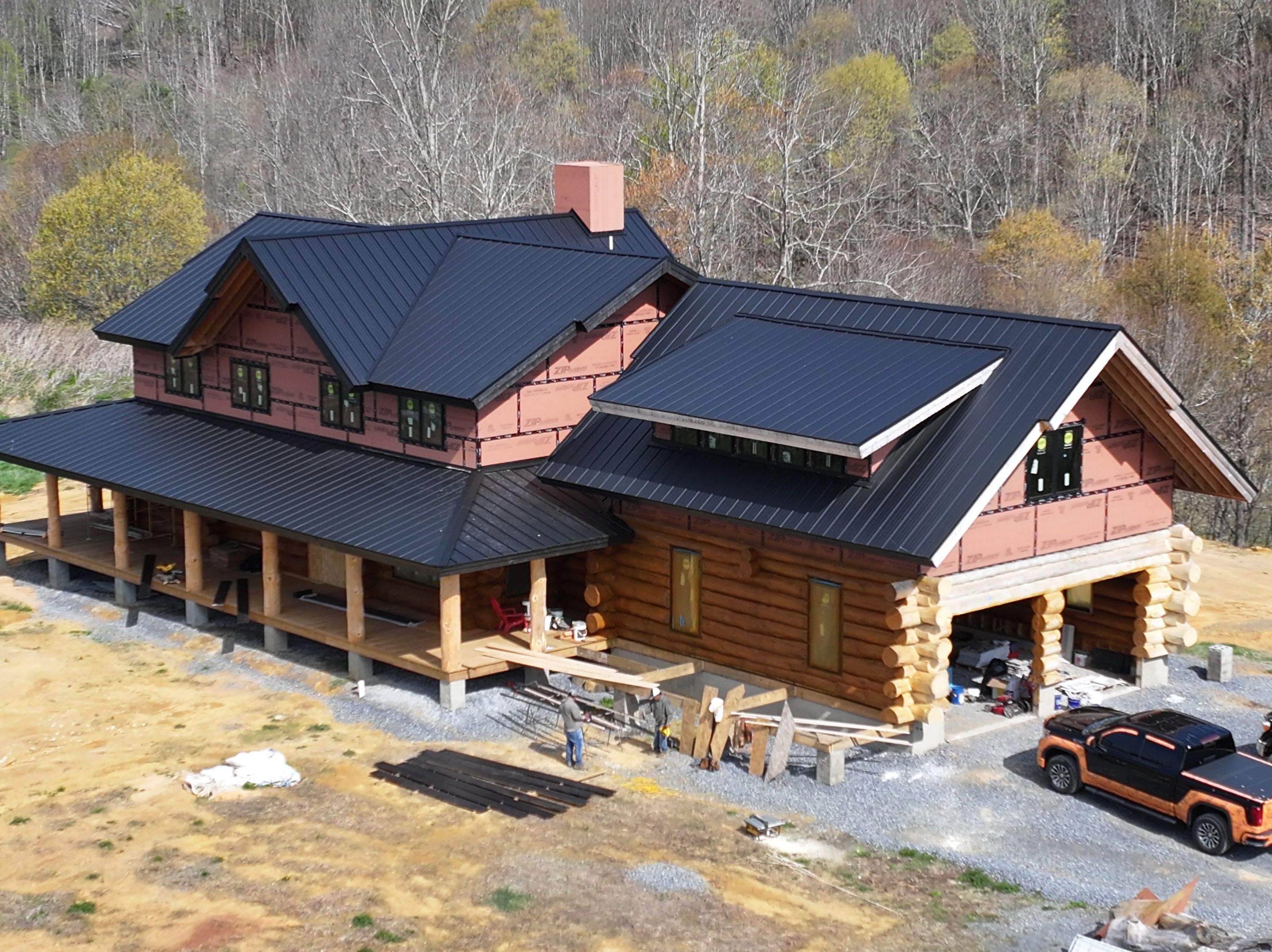 Black Frost Standing Seam by Omnia Roofing