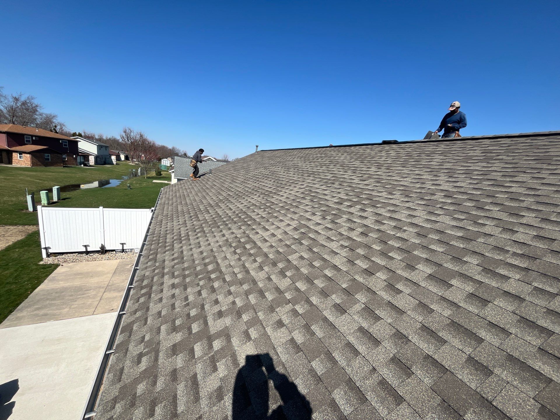 Residential Roofing Installation using CertainTeed Landmark Weathered Wood by Nitro Roofing and Construction