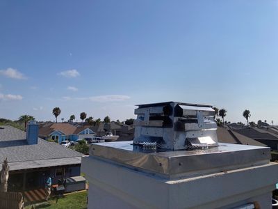 Chimney Cap & Chase Replacement using Custom Fabricated Stainless Steel