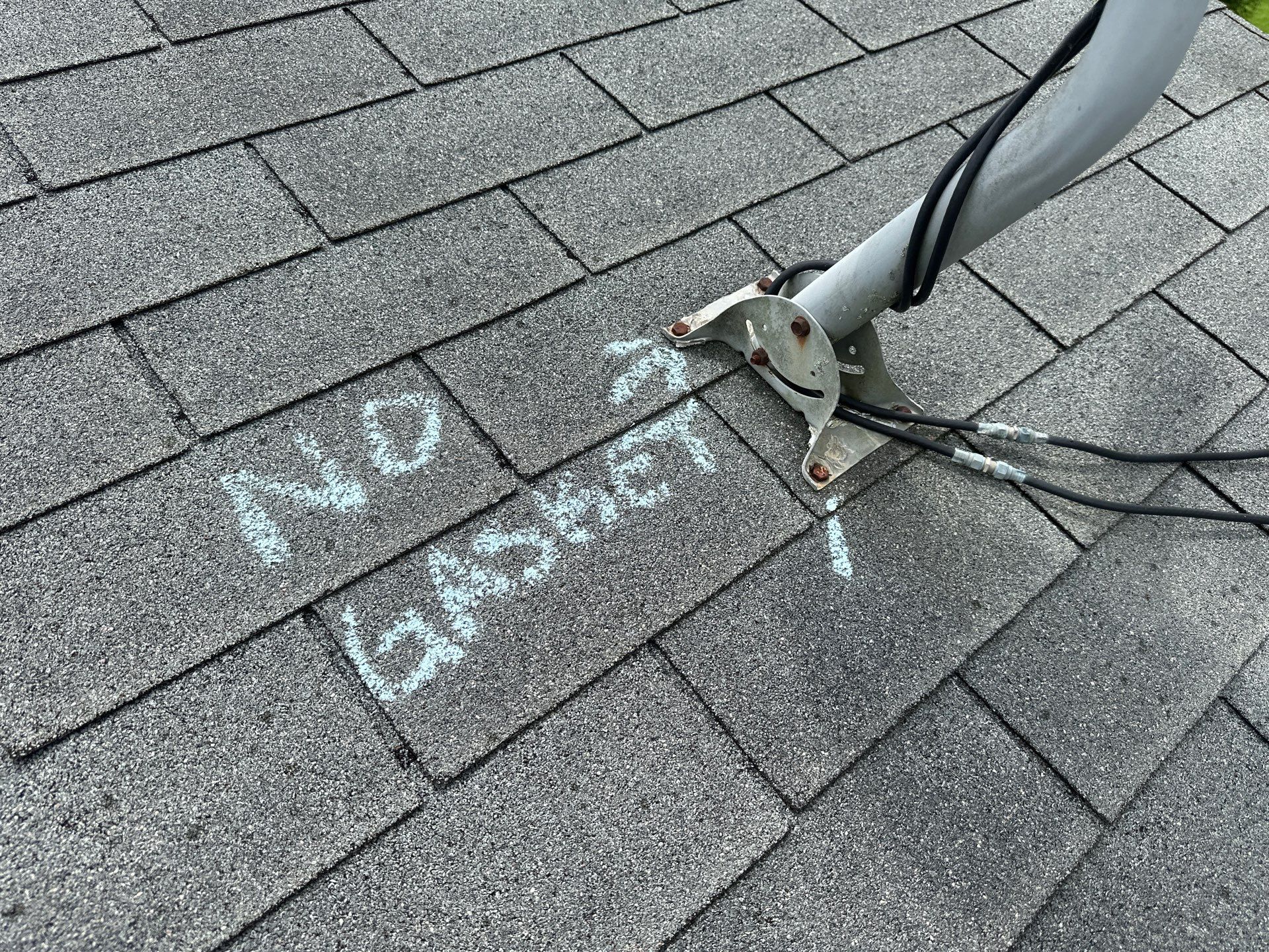 Solid Hail Damage - 3 Tab by Paragon Roofing