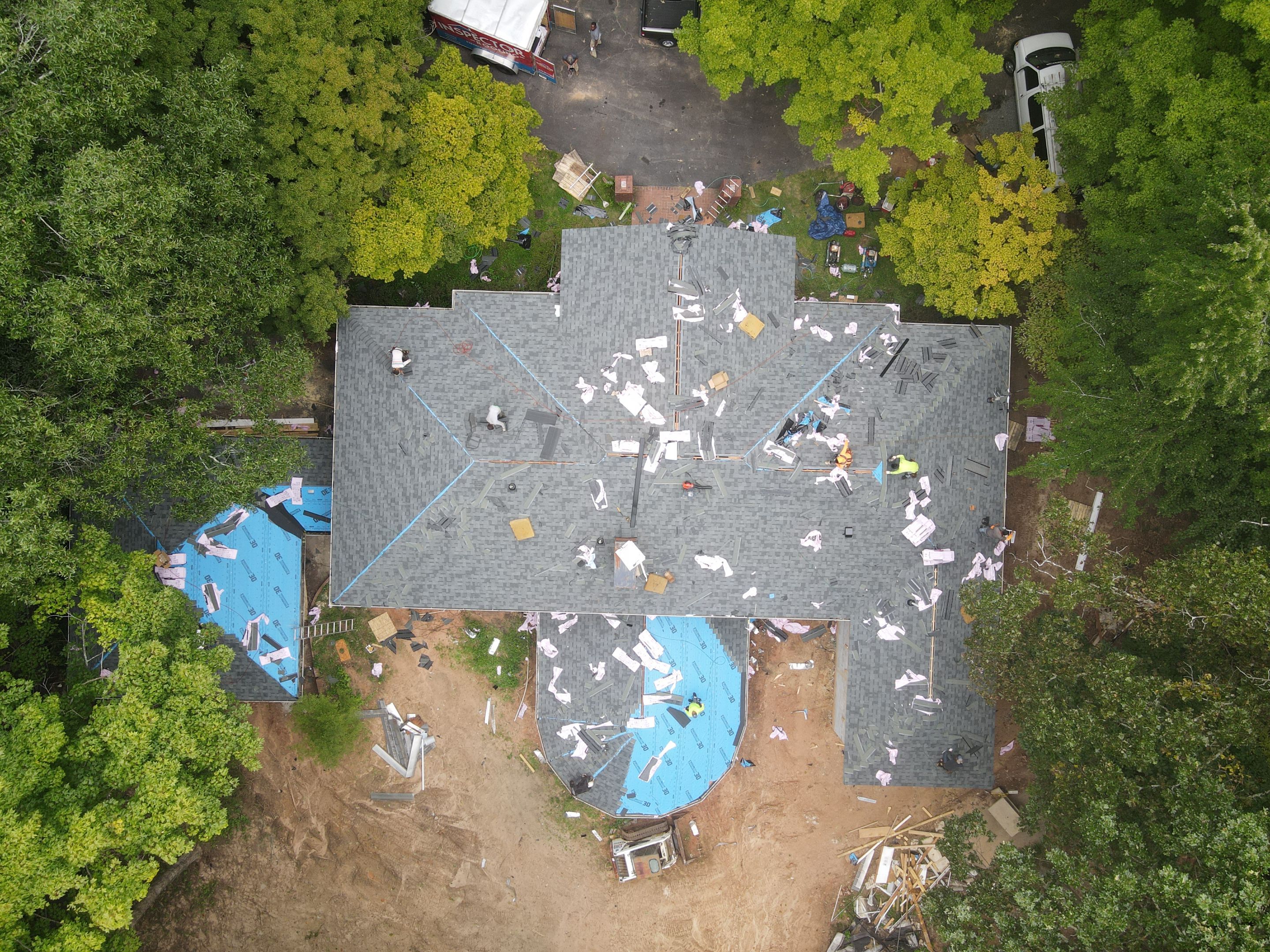 Residential Roofing Installation using Owens Corning by Inspector Roofing and Restoration