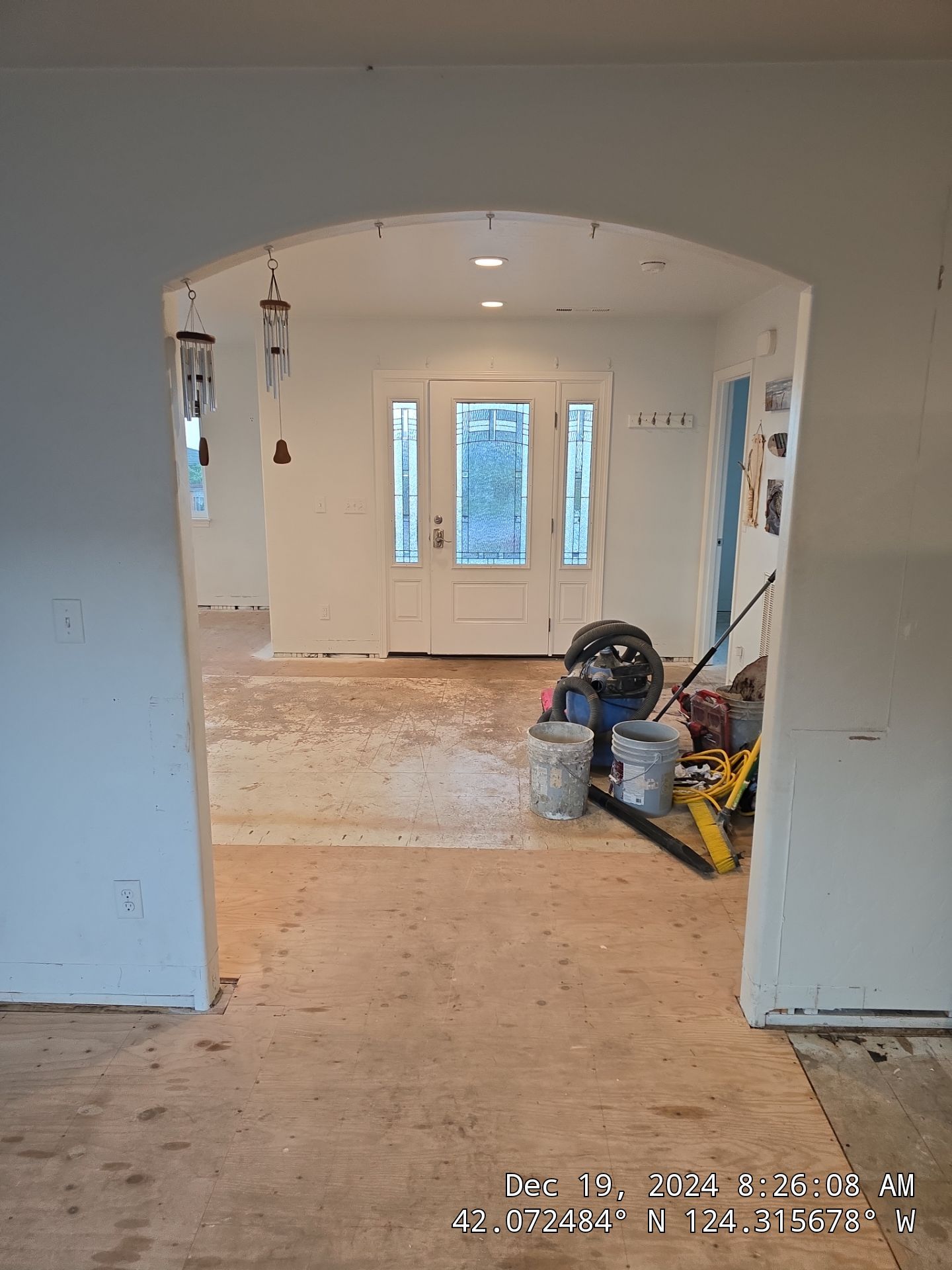 Structural Subfloor Repair and LVP Flooring Installation in Brookings by KMD Surfaces INC.